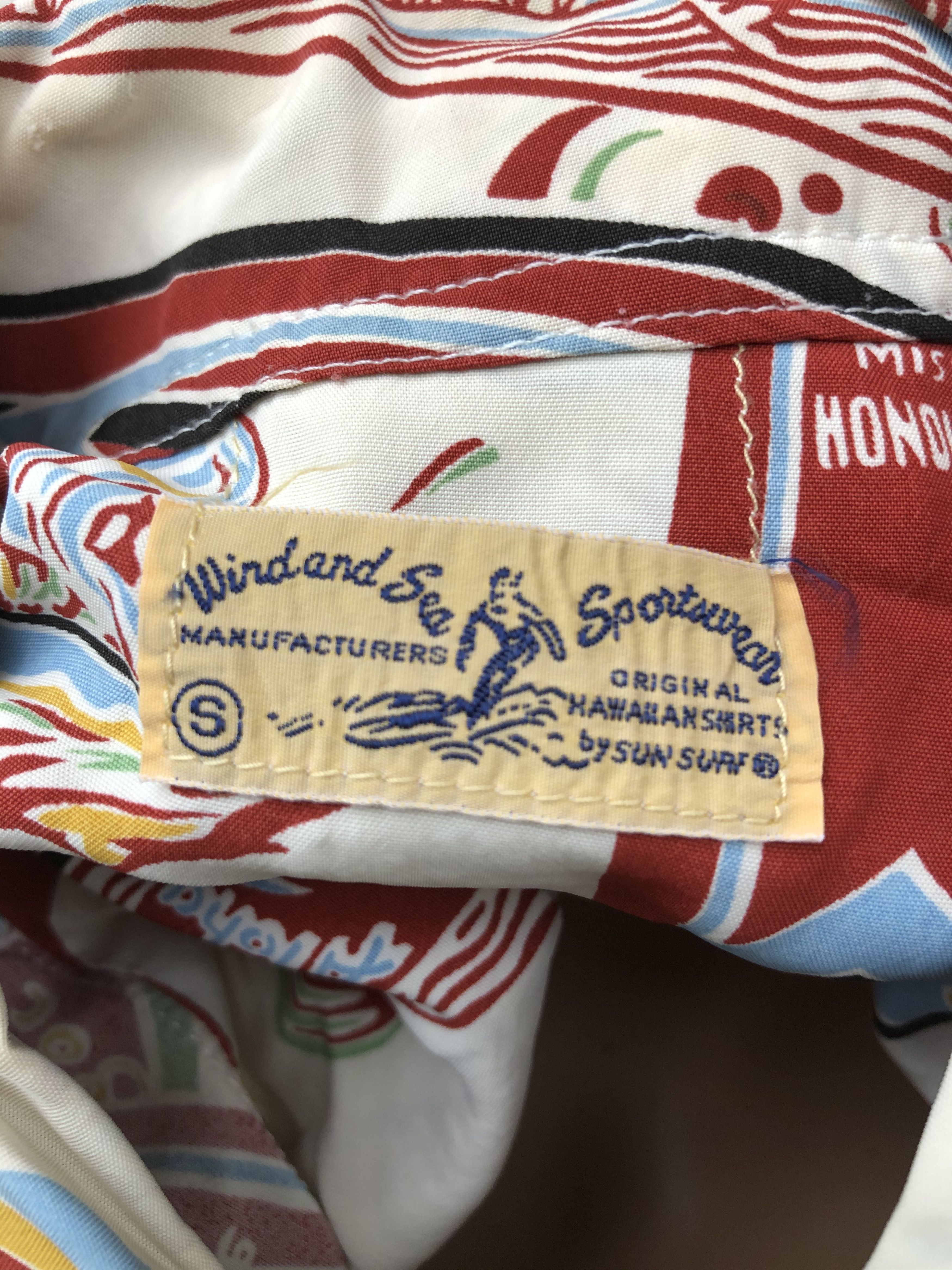 Sun Surf Sun Surf 'SURF BOARDS' repro Wind and Sea Sportswear Size US S / EU 44-46 / 1 - 7 Thumbnail
