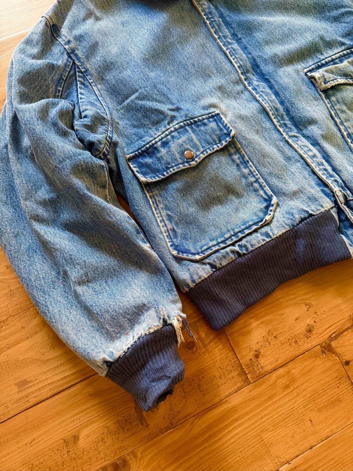 Polo Ralph Lauren 💥CRAZY GRAIL💥 RALPH LAUREN A2 DENIM BOMBER JACKET Size US L / EU 52-54 / 3 - 8 Thumbnail