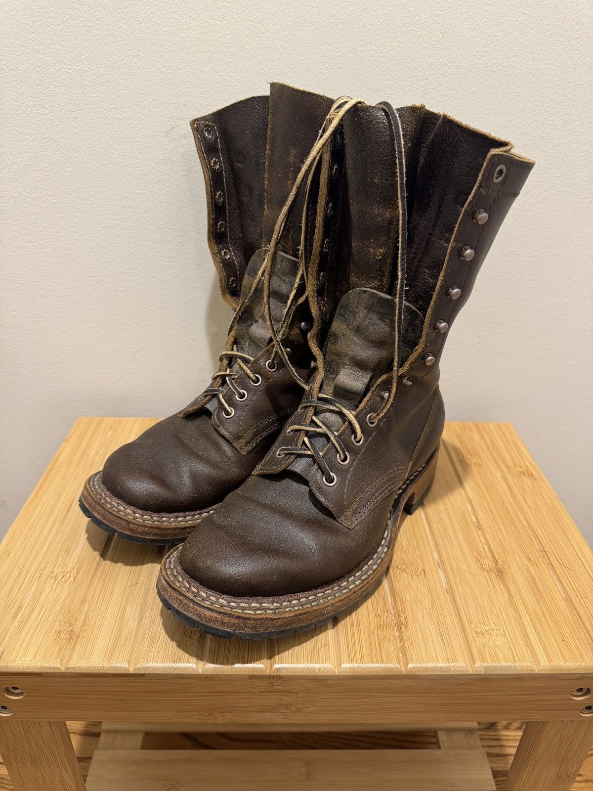 White's Boots White’s Bounty Hunter Horween Cinnamon Waxed Flesh 6.5E Size US 6.5 / EU 39-40 - 1 Thumbnail