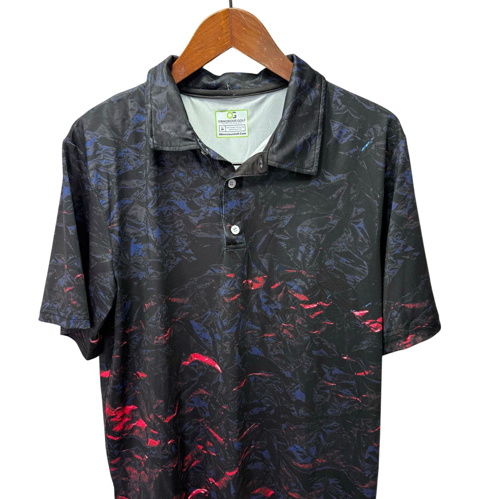 Whim Golf Obnoxious Golf Men's Polo Shirt sz M Performance #G702 Size US M / EU 48-50 / 2 - 4 Thumbnail