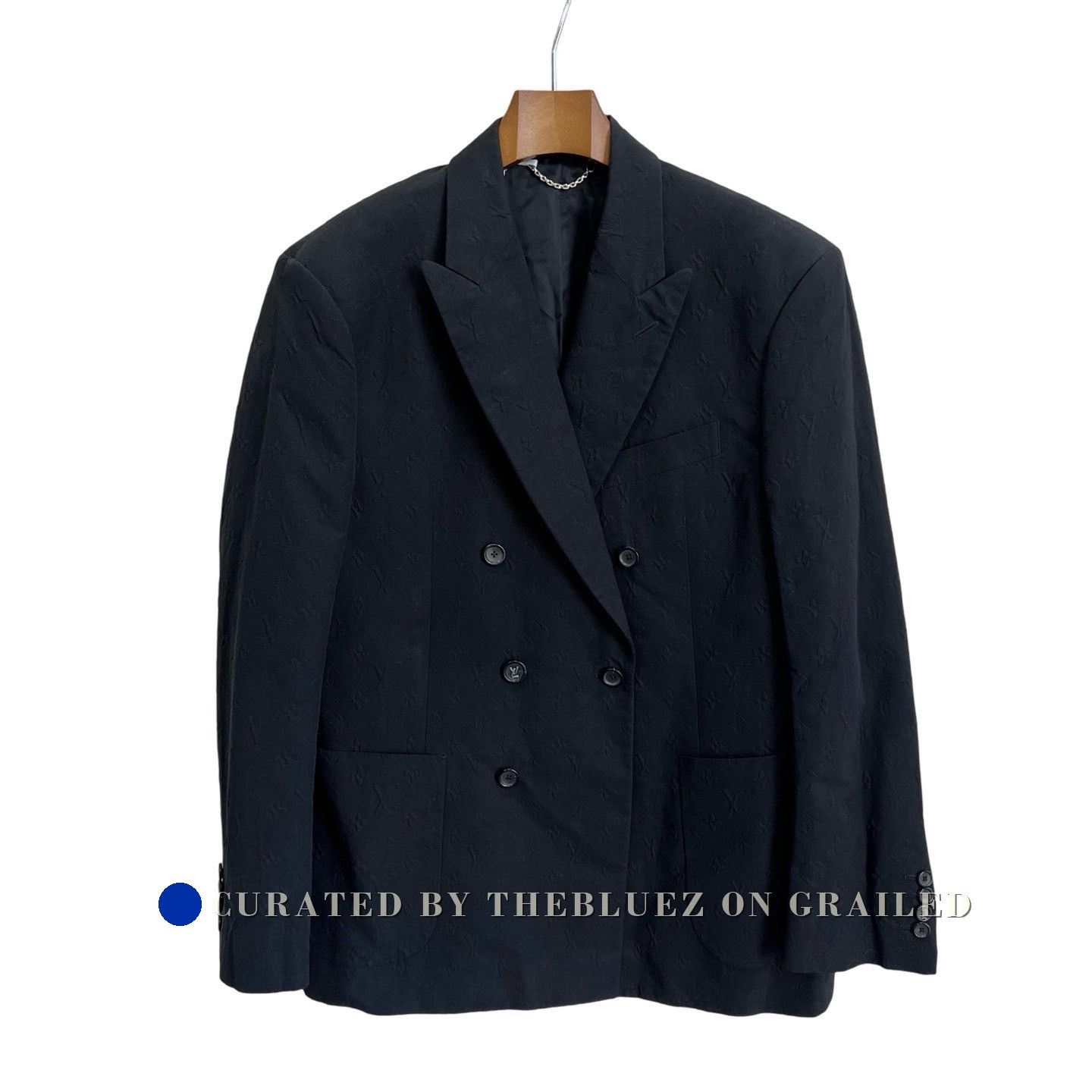 Louis Vuitton Louis Vuitton Embossed Monogram Blazer Size US L / EU 52-54 / 3 - 1 Thumbnail