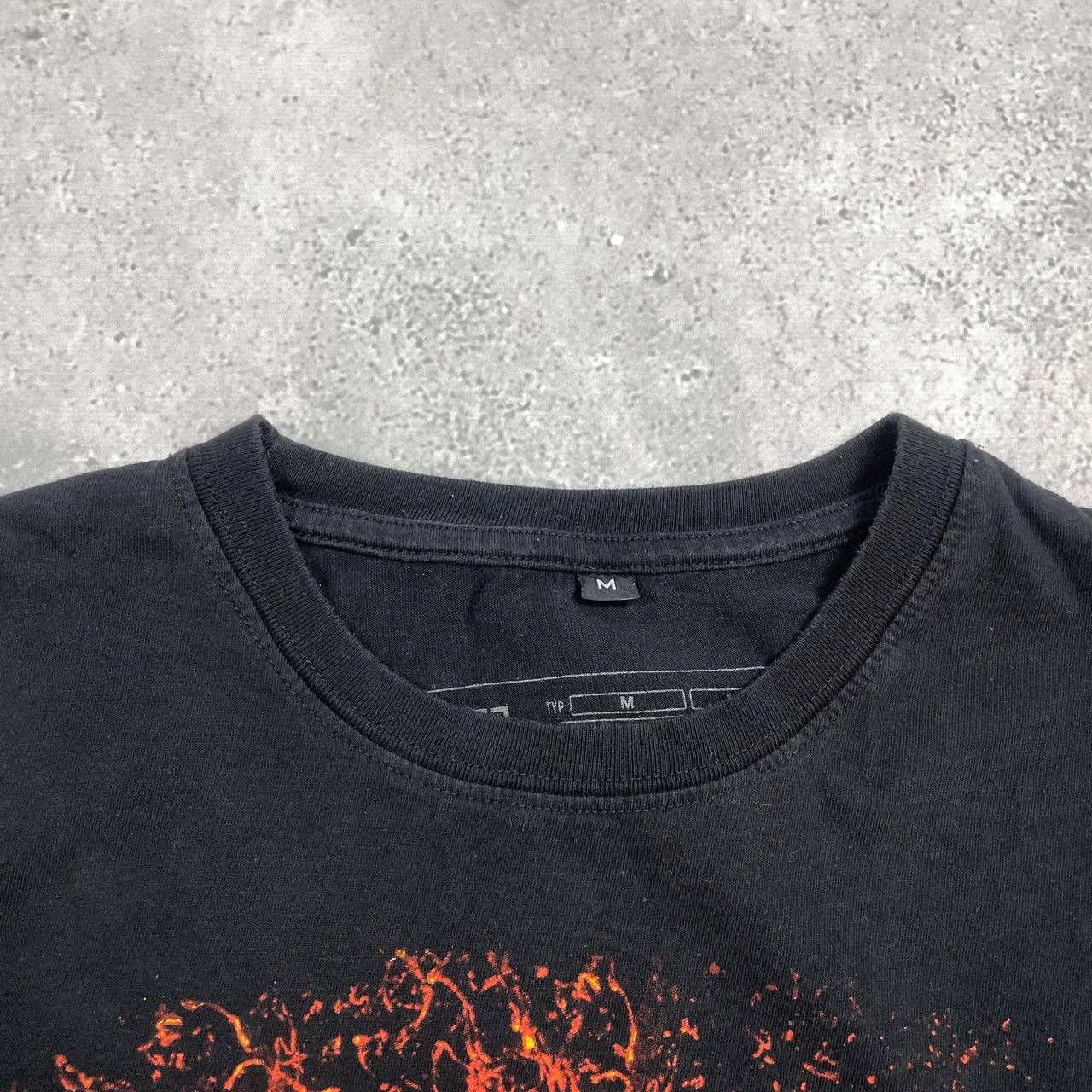 Band Tees Rammstein Feuer Frei 1994 Fire Logo T Shirt Black Size M Size US M / EU 48-50 / 2 - 5 Thumbnail