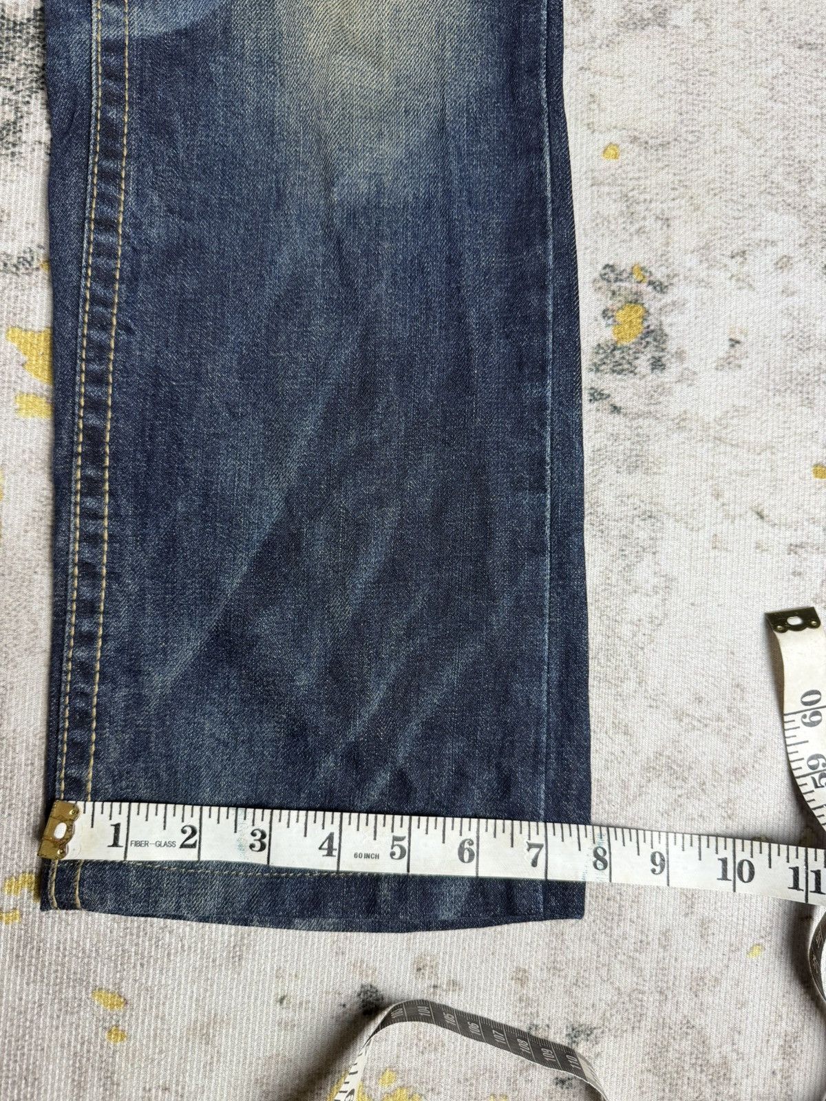 Tornado Mart Rare Lolita Yoshitomo Nara Skull Jeans Size US 29 - 10 Thumbnail