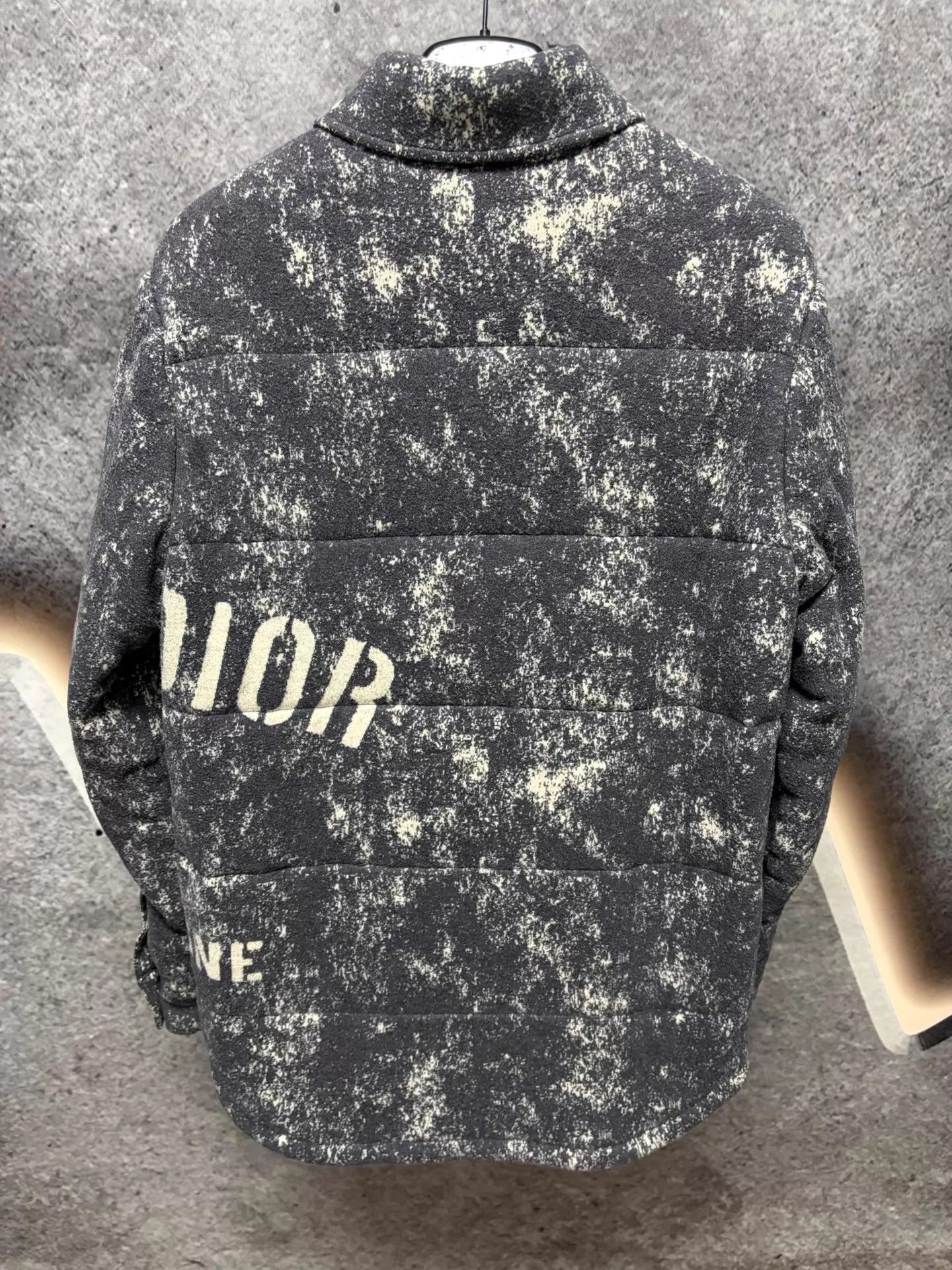 Dior Dior Black & White Ink Splatter Puffer Jacket M Size US M / EU 48-50 / 2 - 2 Thumbnail