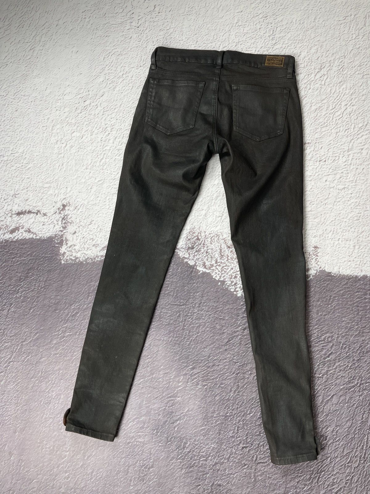 Polo Ralph Lauren Polo Ralph Lauren Talon zipper waxed style jeans pants Size 29" - 3 Thumbnail