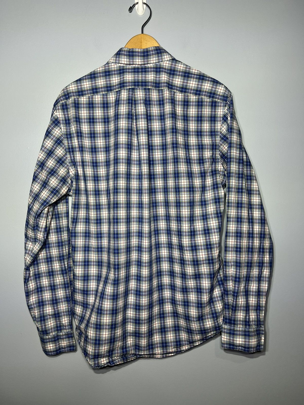 Polo Ralph Lauren Polo Ralph Lauren Men's L Slim Fit Stretch Blue Red Gingham Size US L / EU 52-54 / 3 - 4 Thumbnail