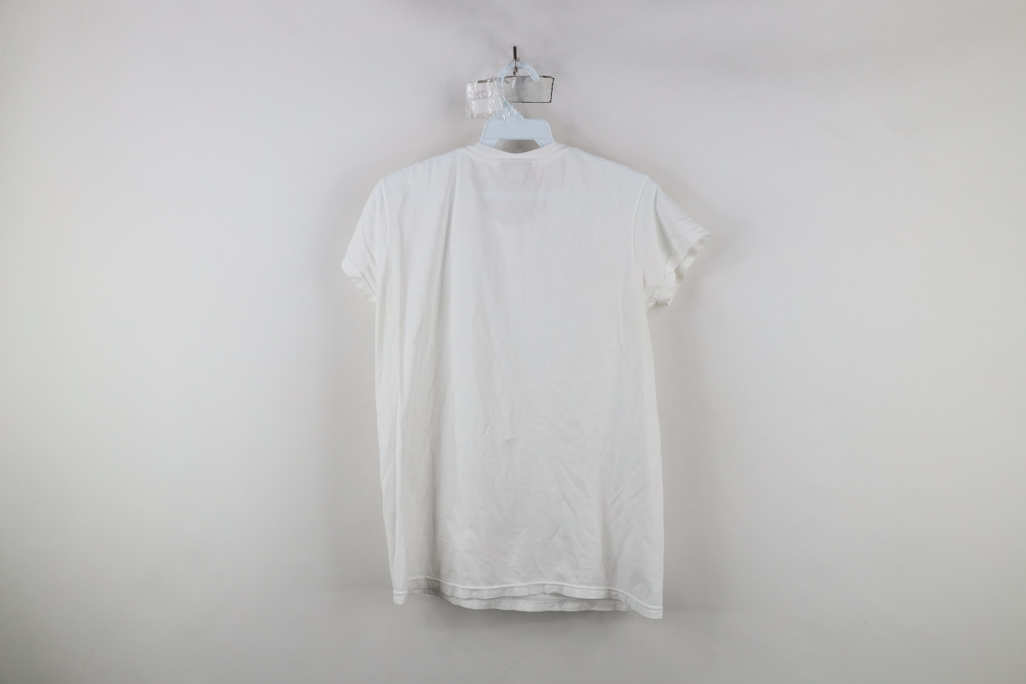 Nike × Vintage Vintage 90s Y2K Nike Scott Center Swoosh T-Shirt White Size L / US 10 / IT 46 - 10 Thumbnail