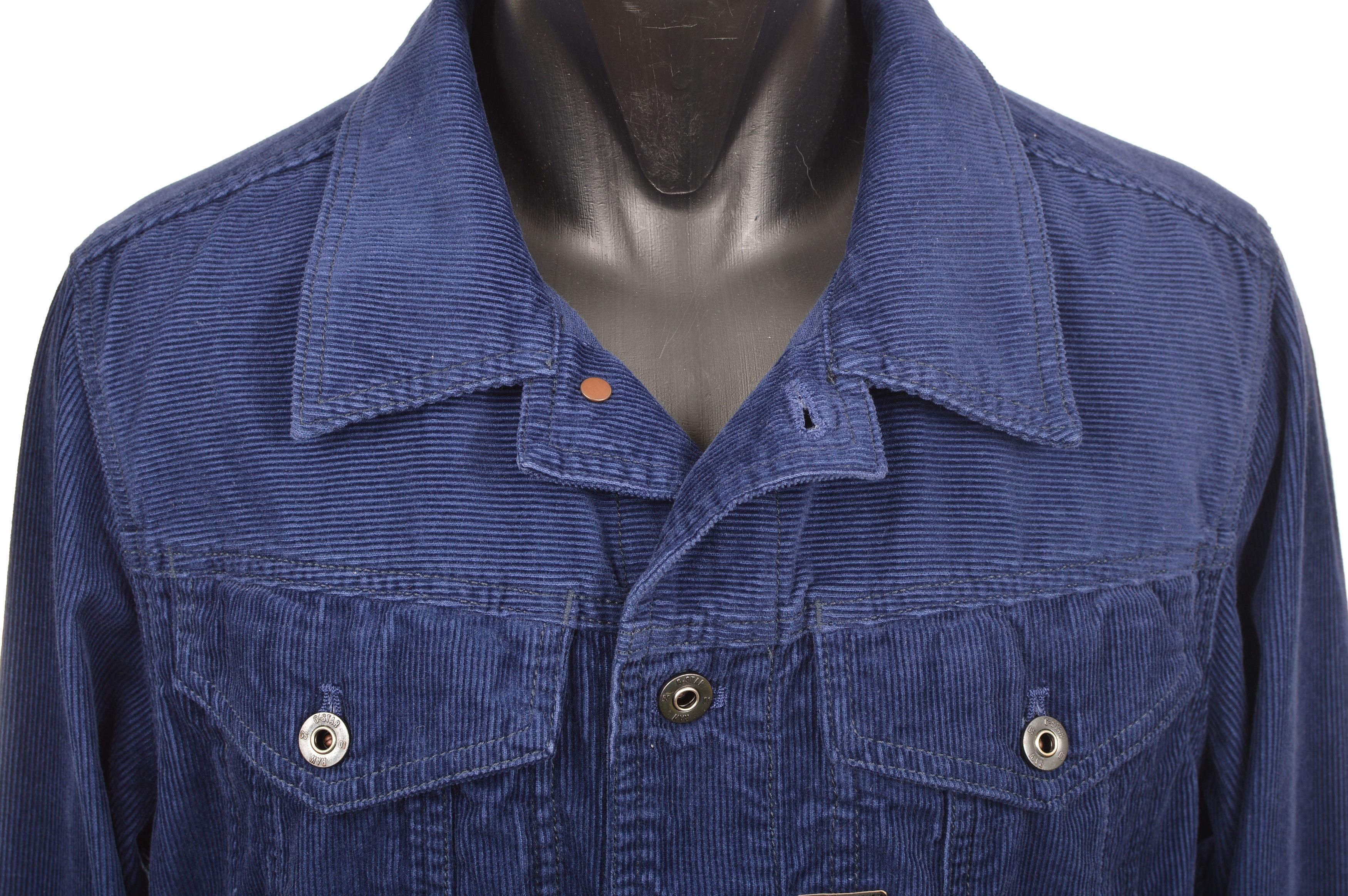 G-Star DDP G-Star Raw D-Staq Slim Jkt Corduroy Cord Jacket Size US L / EU 52-54 / 3 - 2 Thumbnail