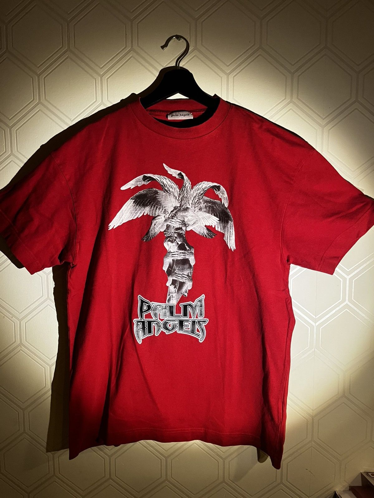 Palm Angels Palm Angels Palm Tree Graphic Tee – Red – Size L Size US L / EU 52-54 / 3 - 1 Thumbnail