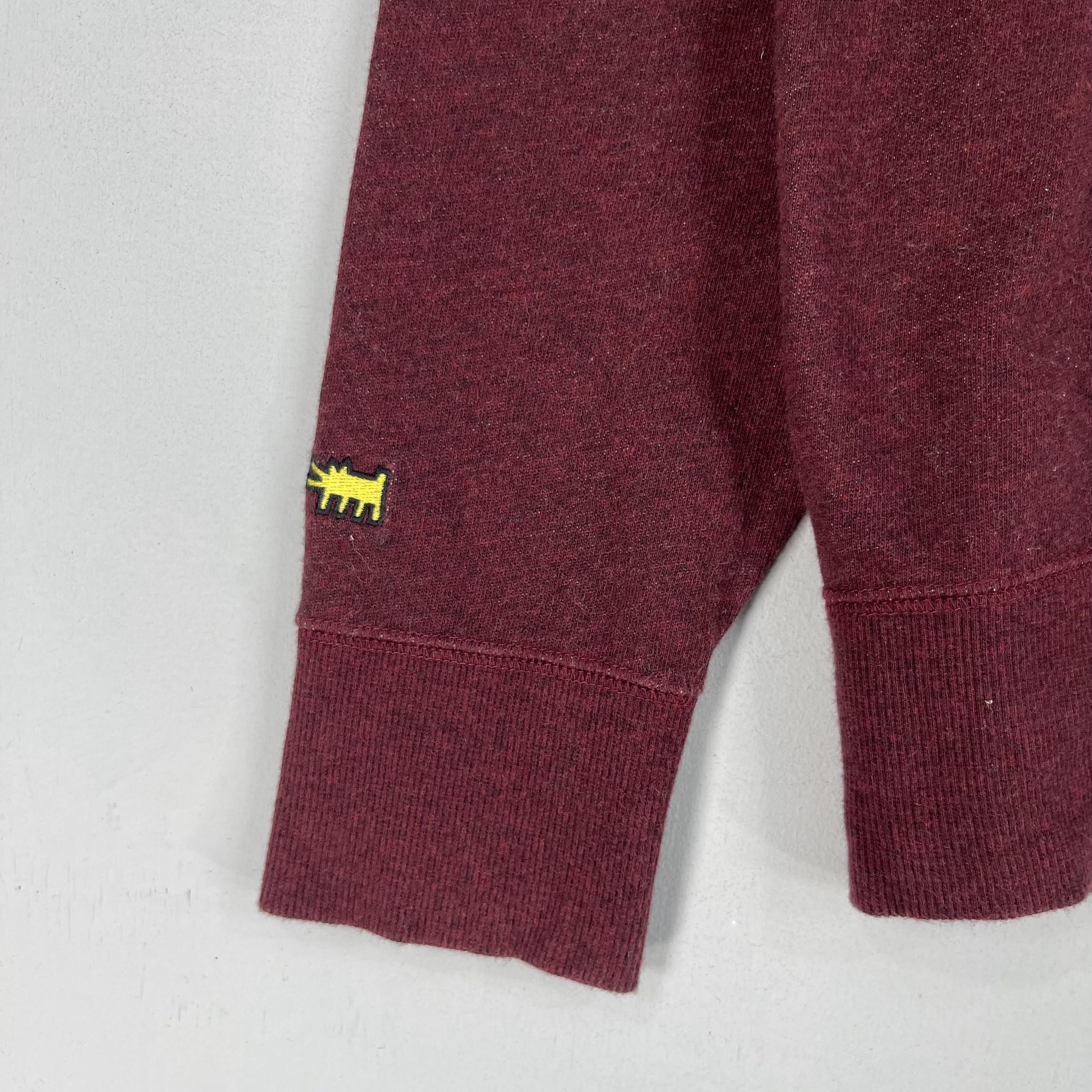 Japanese Brand × Keith Haring Vintage Keith Haring Pop Art Dog Barking Artwork Sweatshirt Size US M / EU 48-50 / 2 - 4 Thumbnail