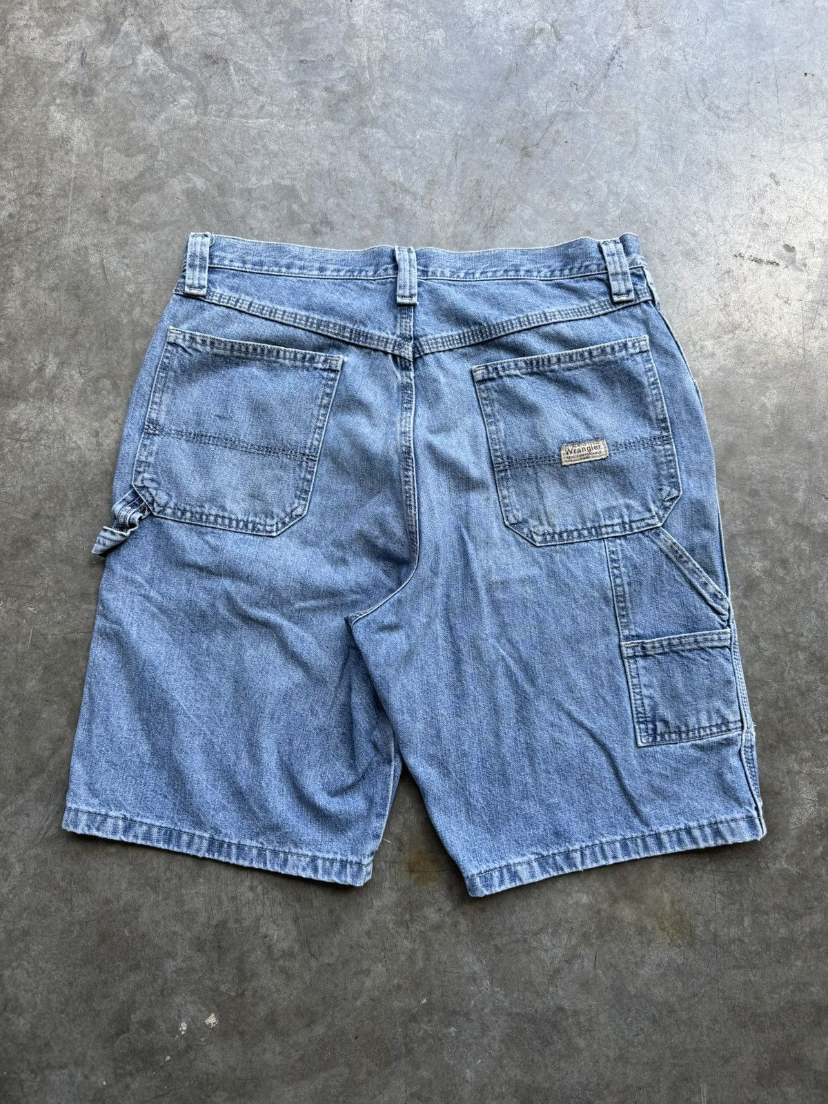Wrangler Vintage 90’s/00’s Wrangler Carpenter Baggy Denim Jean Shorts Size US 32 / EU 48 - 1 Thumbnail