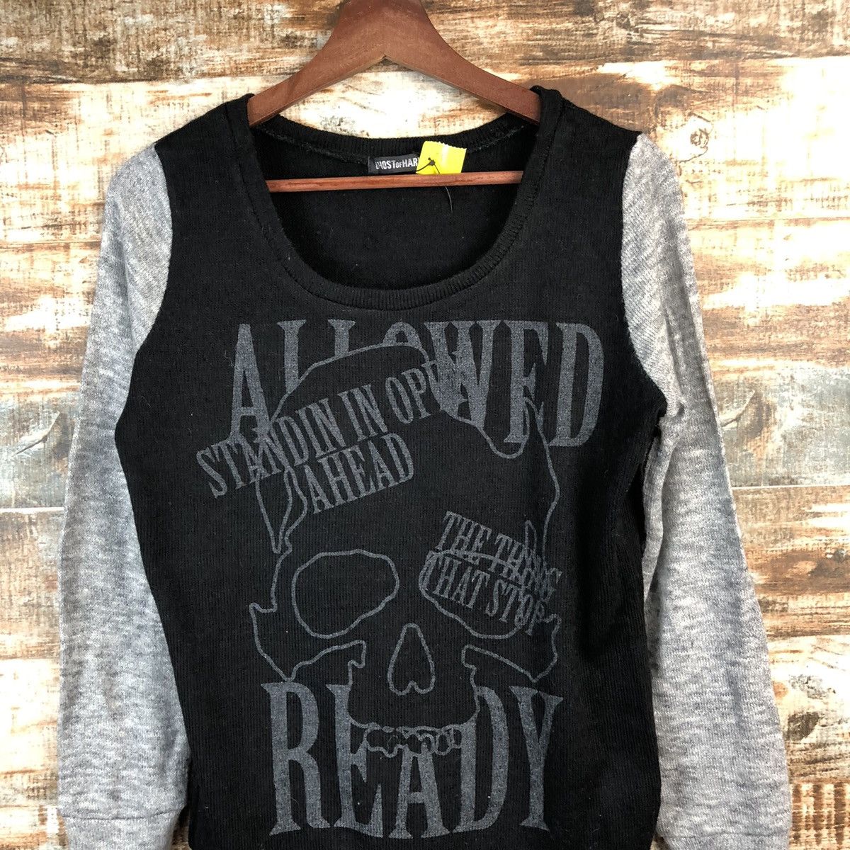 Ghost of Harlem DL Ghost Of Harlem Skull punk Black Knitwear #C566 Size S / US 4 / IT 40 - 2 Thumbnail
