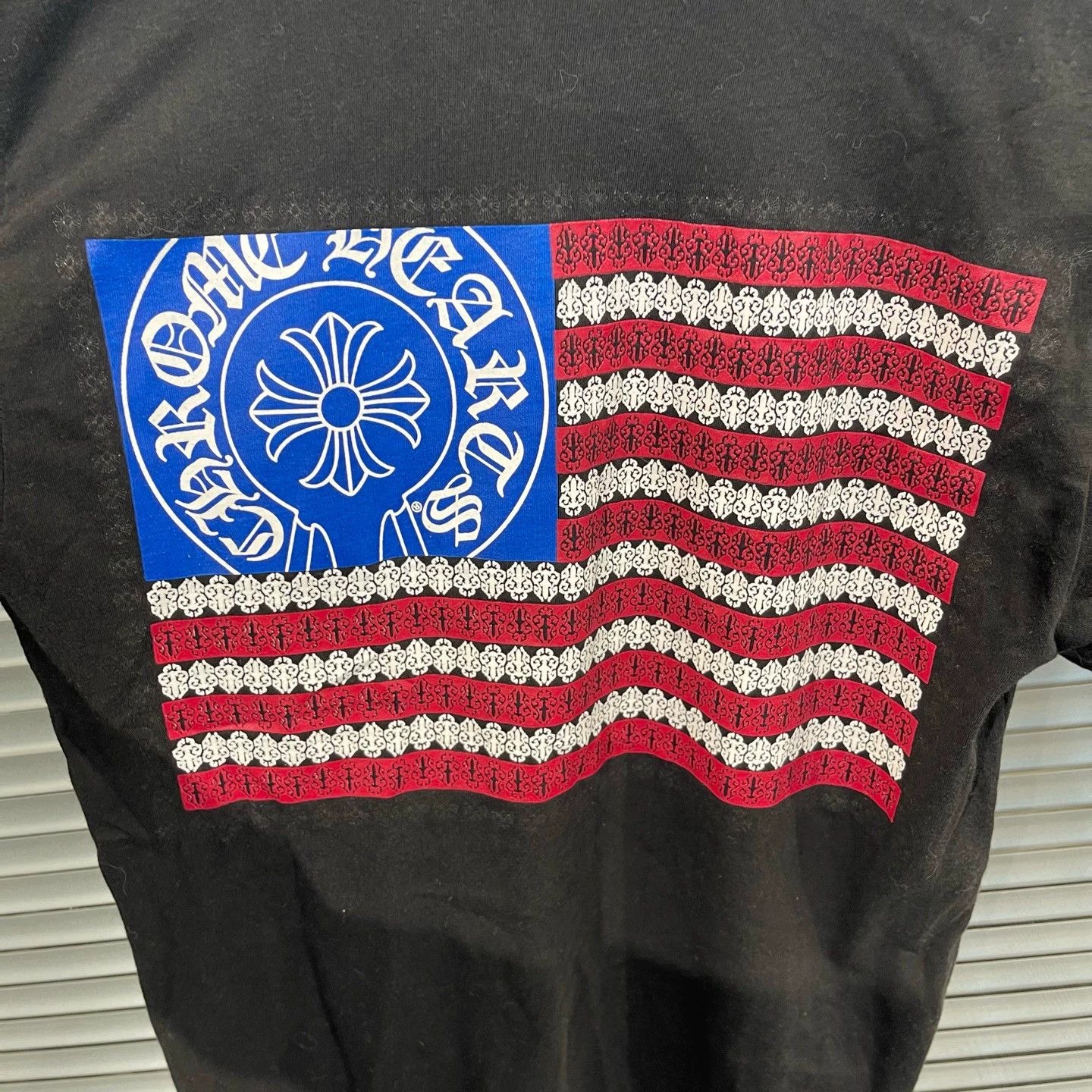 Chrome Hearts Chrome Hearts Bishop Cross Flag Short Sleeve T-Shirt S Size US S / EU 44-46 / 1 - 6 Thumbnail