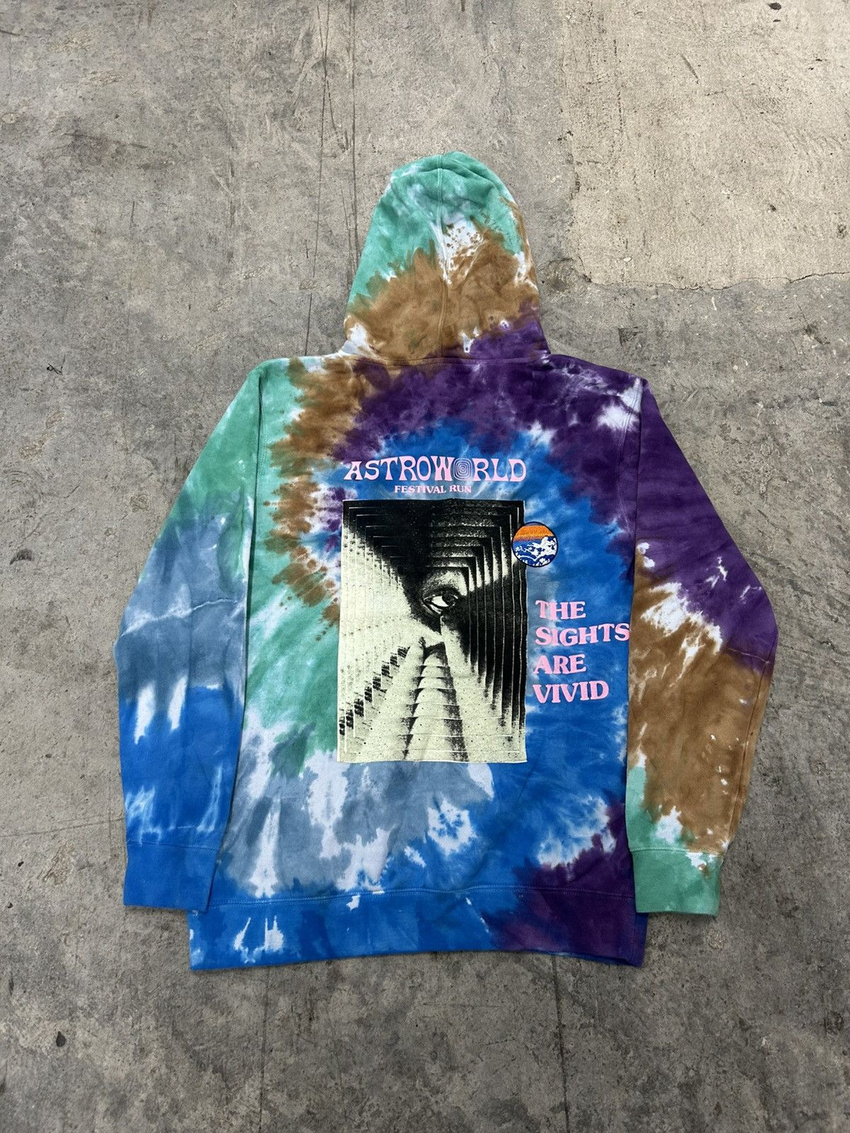 Travis Scott Travis Scott astroworld hoodie festival run RARE Size US M / EU 48-50 / 2 - 1 Thumbnail