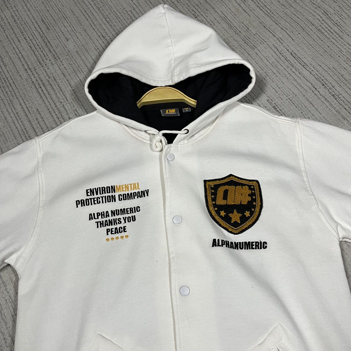Alphanumeric × Vintage Vintage Y2K Alpha Numeric hood Varsity Size US M / EU 48-50 / 2 - 4 Thumbnail