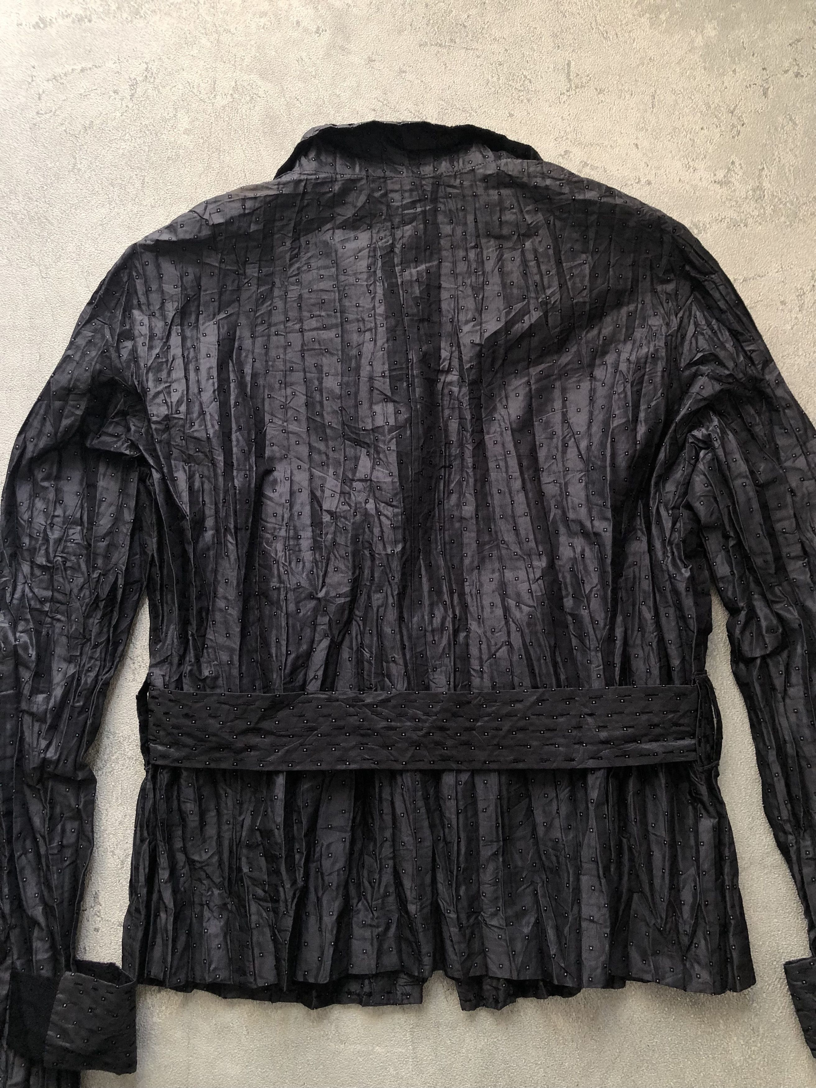 Adolfo Dominguez × Vintage Adolfo Dominguez Jacket Womens Small Black Button Size S / US 4 / IT 40 - 13 Thumbnail