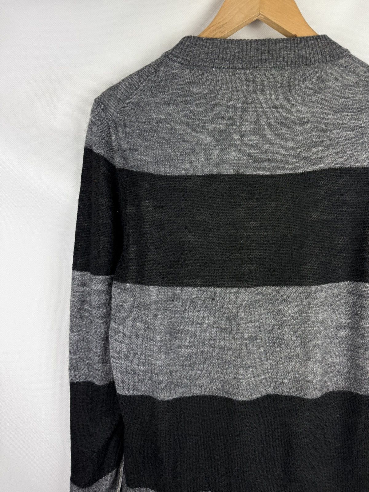 Dolce & Gabbana Dolce & Gabbana Avant-garde Striped Wool Sweater Pullover Size US M / EU 48-50 / 2 - 16 Thumbnail