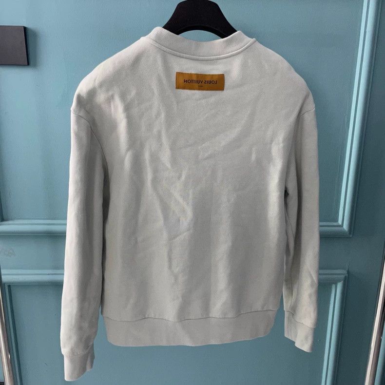 Louis Vuitton Louis Vuitton Devil's eye chest flocked graffiti sweatshirt Size US M / EU 48-50 / 2 - 2 Thumbnail