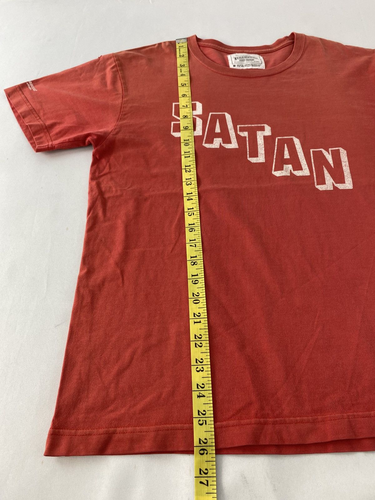Neighborhood Hype Neighborhood Technical Apparel Satan Spell Out Tee Size US M / EU 48-50 / 2 - 12 Thumbnail
