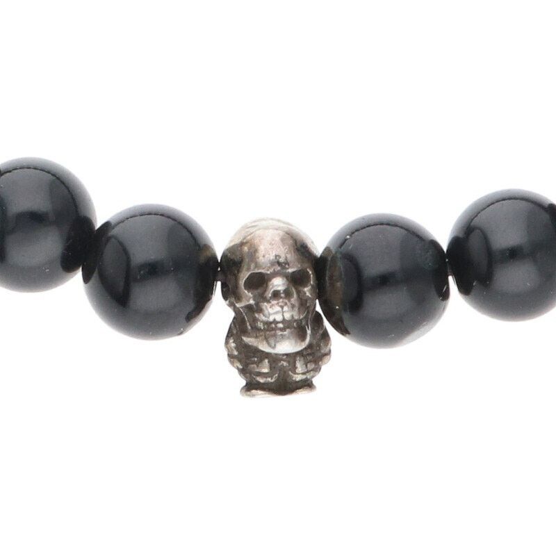 Chrome Hearts Chrome Hearts Black Bead Bracelet FOTI Delfino Size ONE SIZE - 4 Thumbnail