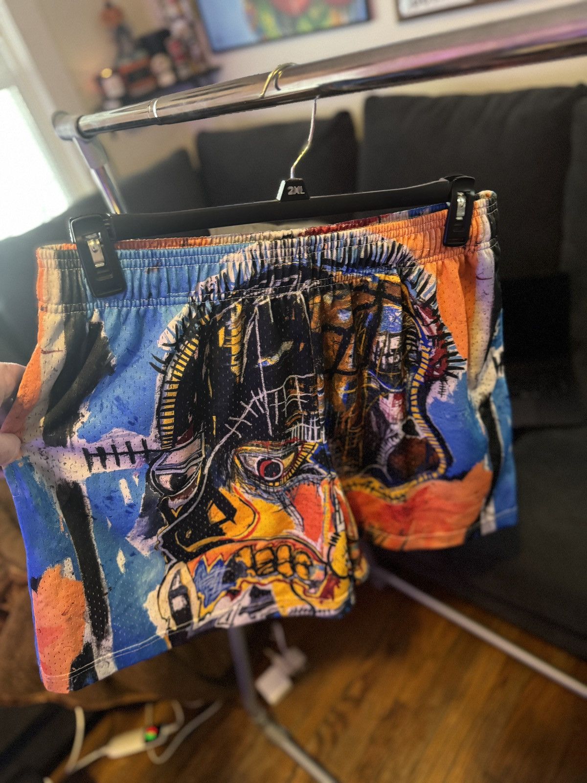 Bravest Studios BRAVEST STUDIOS JEAN MICHEL BASQUIAT SHORTS Size US 36 / EU 52 - 1 Thumbnail