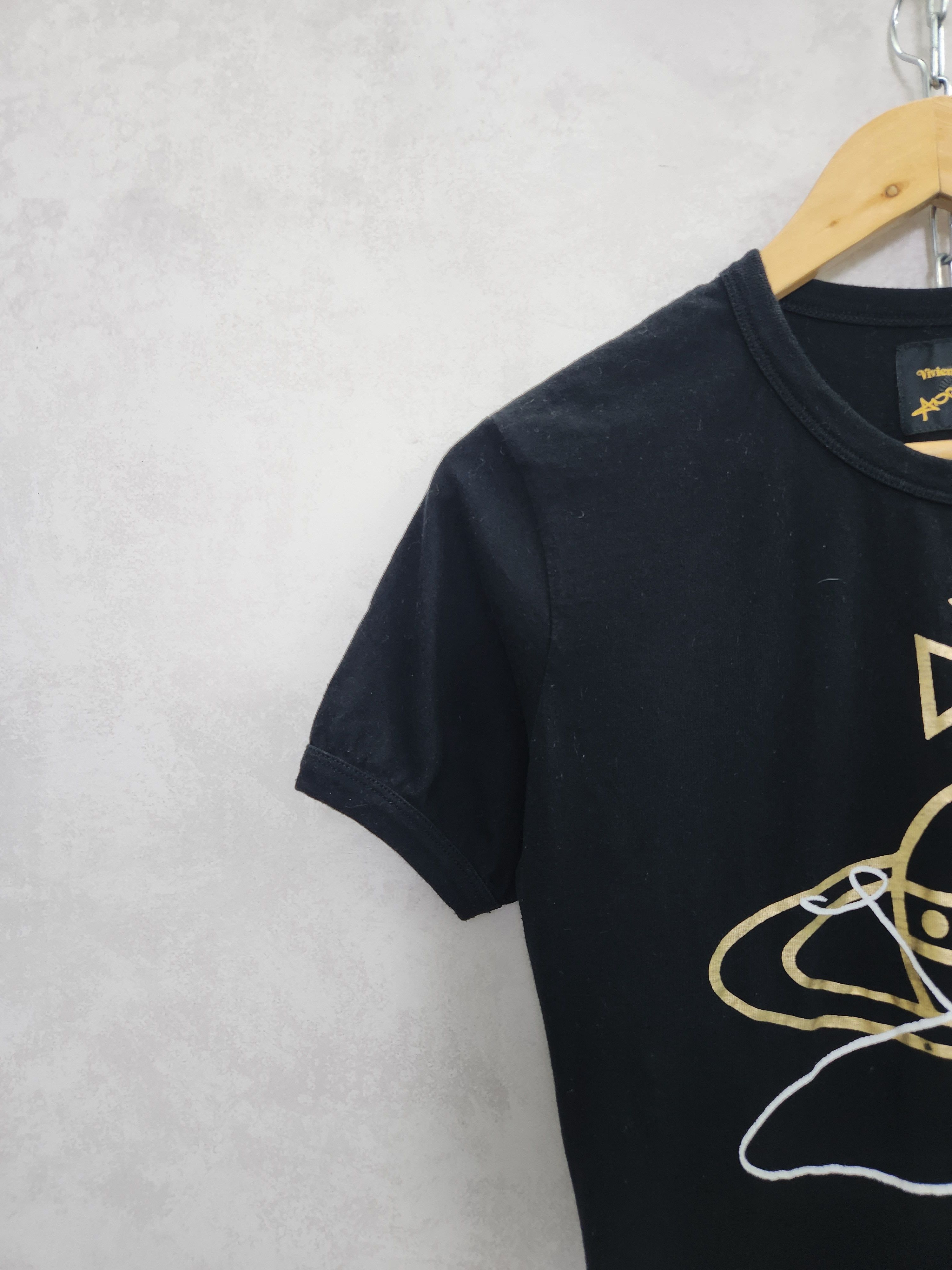 Vivienne Westwood Vivienne Westwood Anglomania classic t-shirt gold foil Size M / US 6-8 / IT 42-44 - 4 Thumbnail