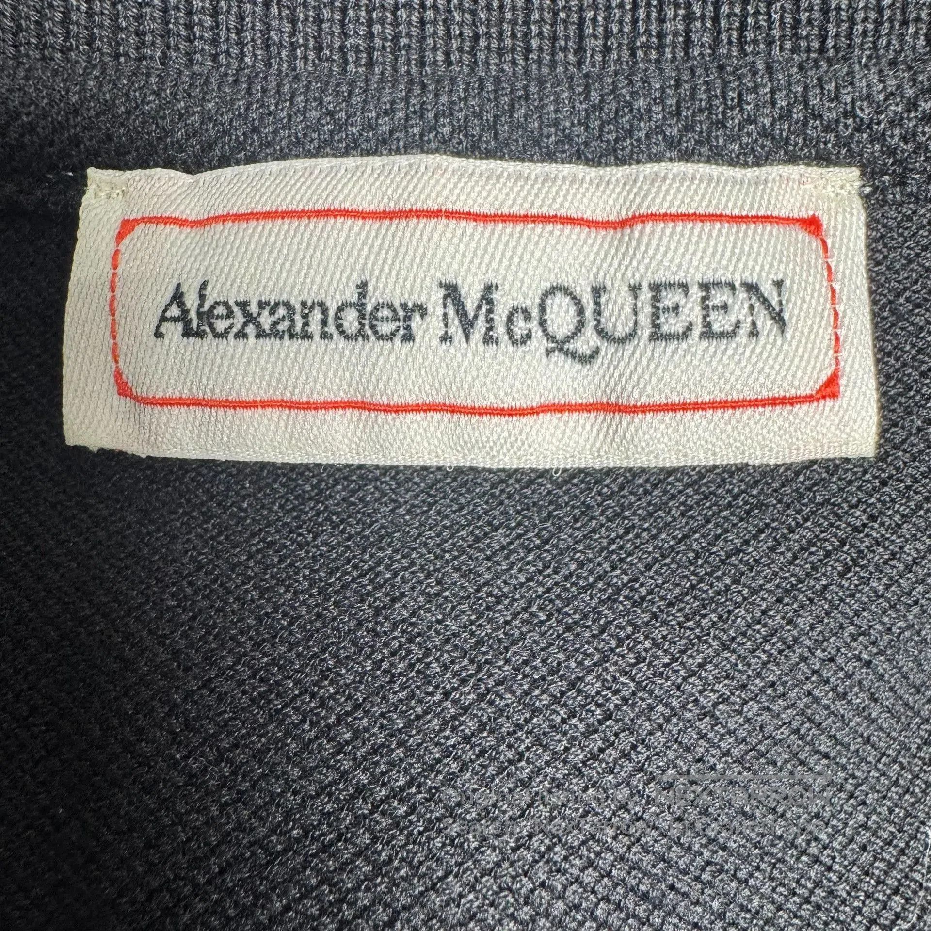 Japanese Brand Alexander McQueen Embroidered Logo Polo. Size US XXL / EU 58 / 5 - 4 Thumbnail