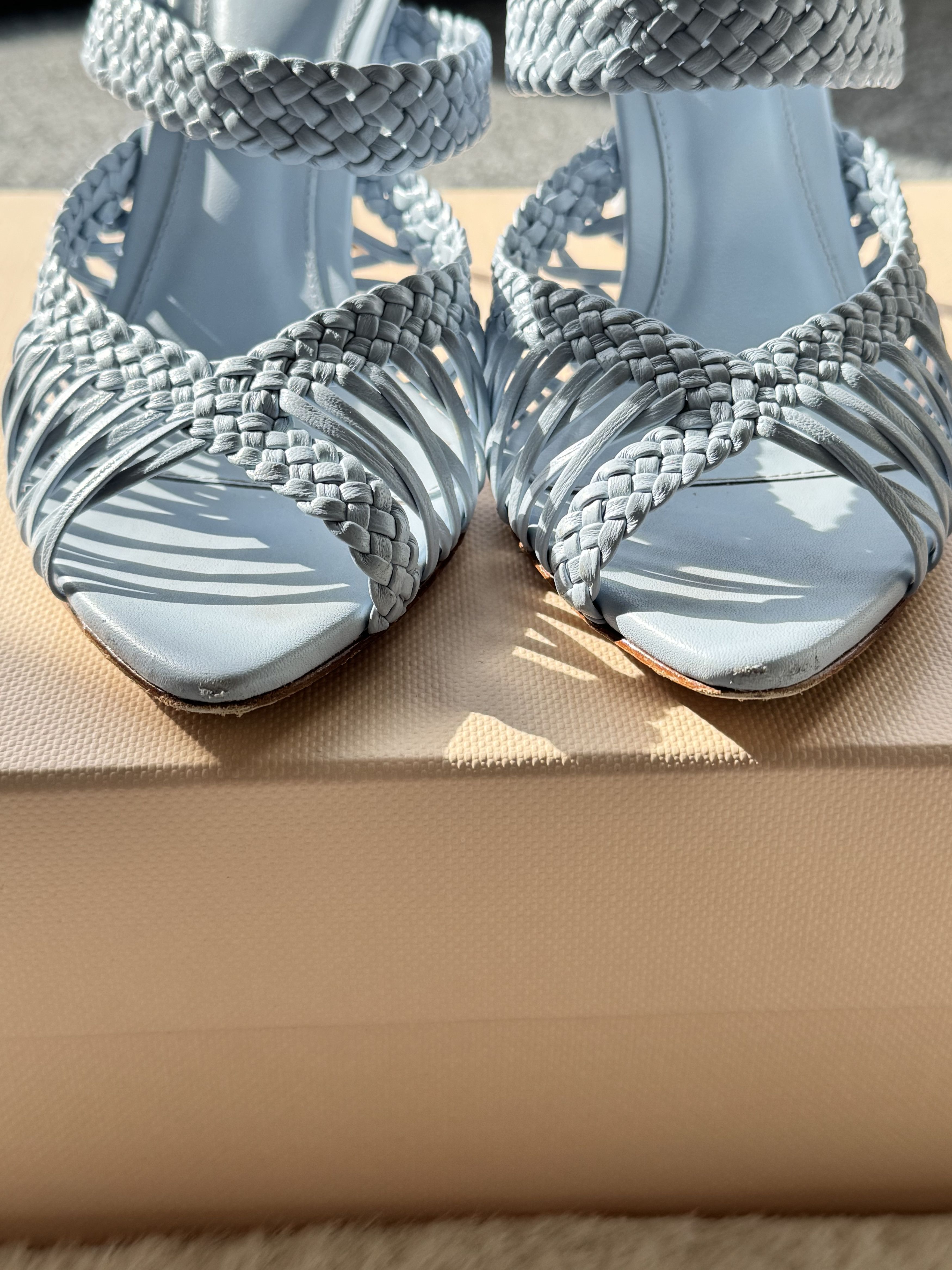 Alexandre Birman Alexandre Birman Agathab - blue high heels sandals 36 Size US 6 / IT 36 - 8 Thumbnail