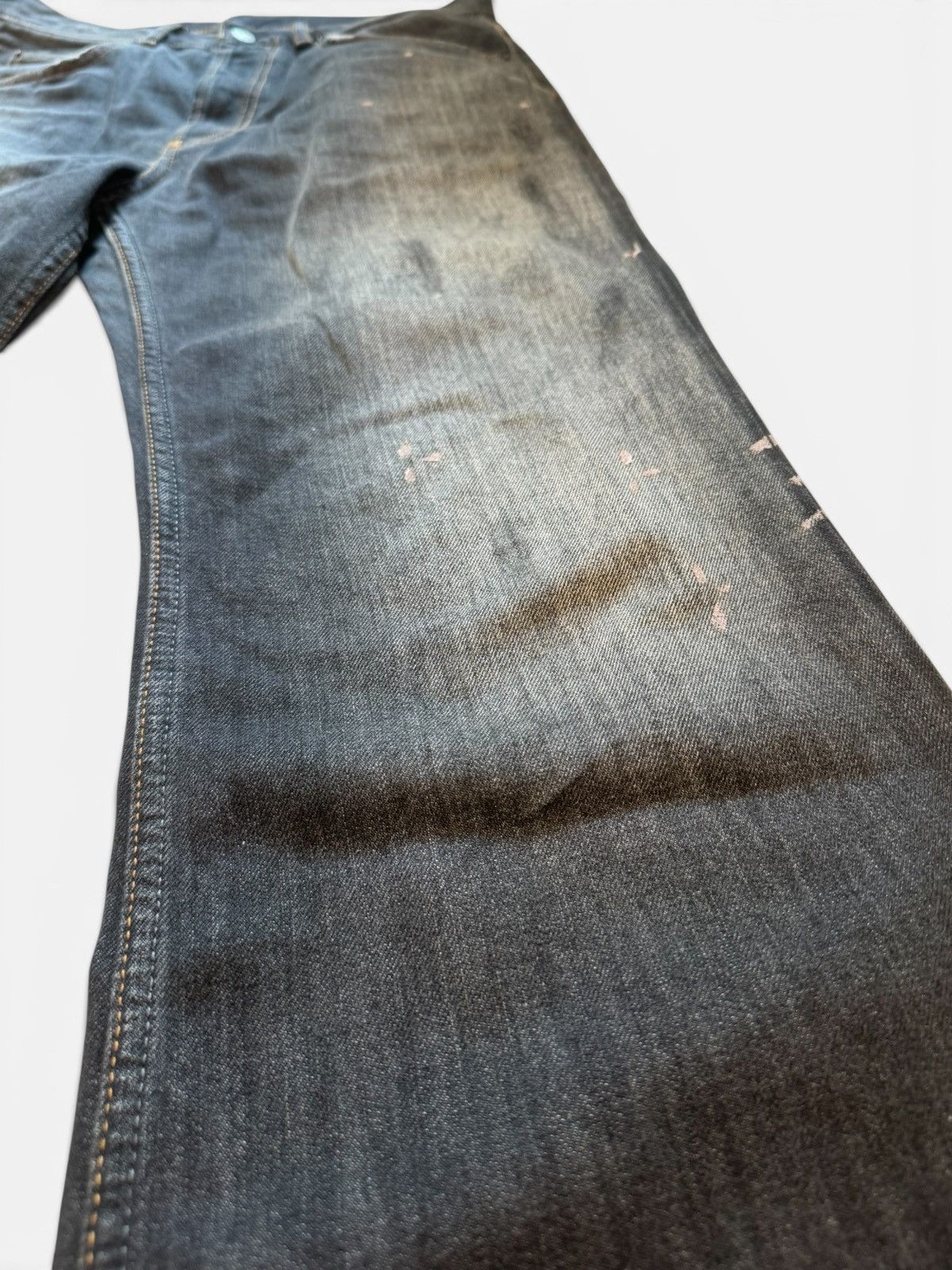 Acne Studios Acne studios 2021M jeans black paint splatter w30L32 Size US 30 / EU 46 - 4 Thumbnail