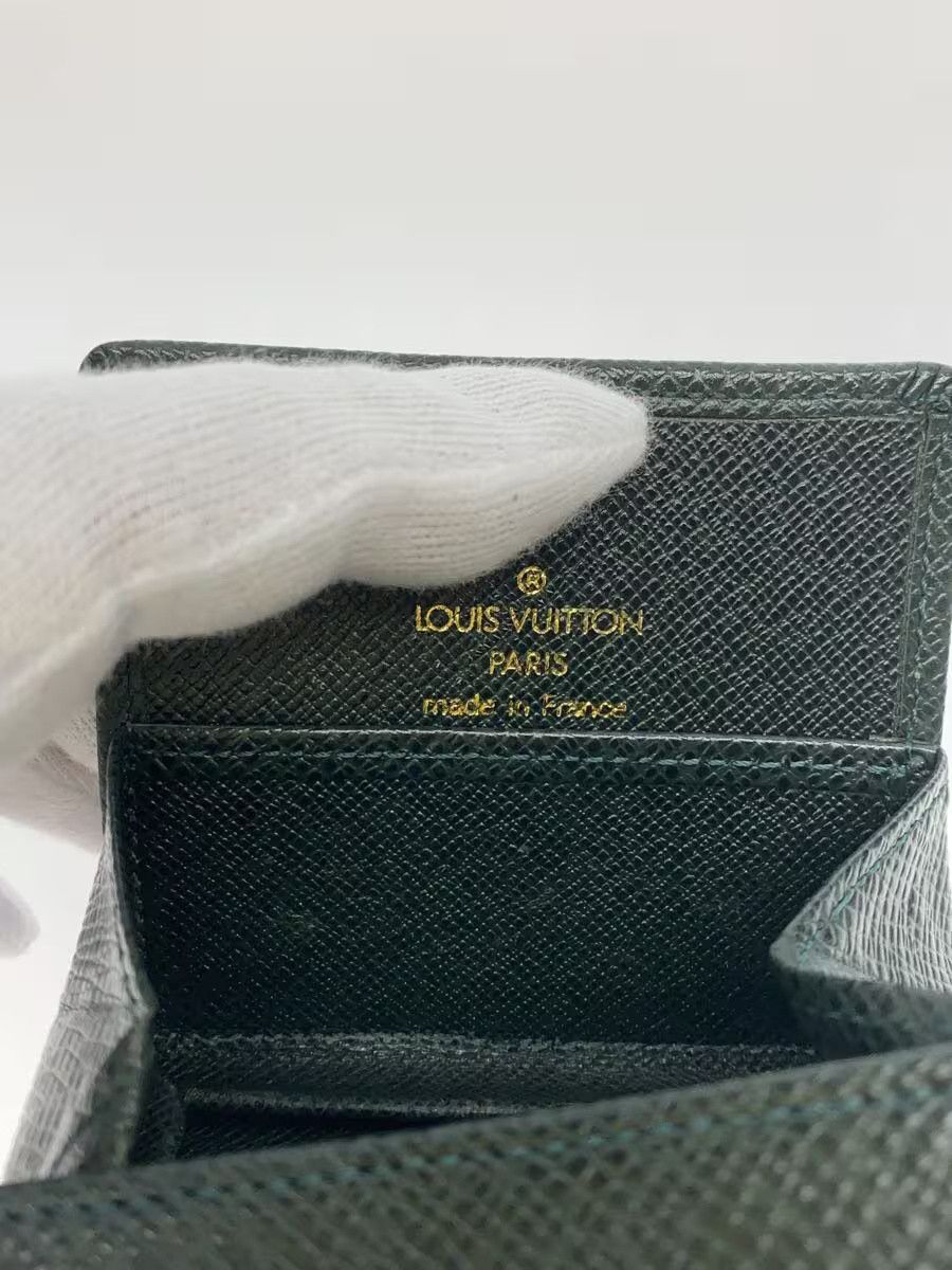 Louis Vuitton Louis Vuitton Taiga Porte Monet Boite Green Size ONE SIZE - 3 Thumbnail