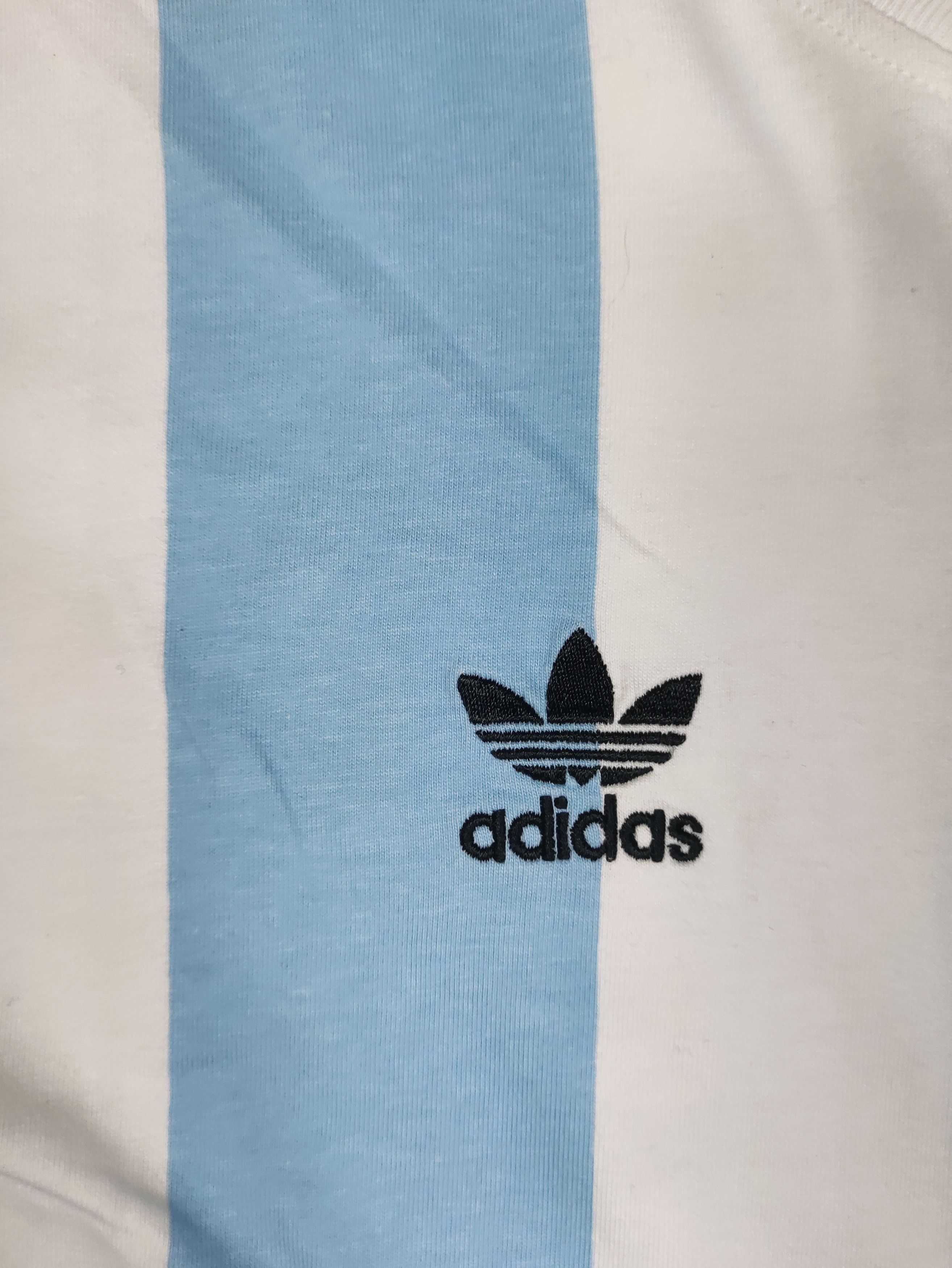 Adidas Argentina Adidas 1974 Home Reedition (Made in 2005) Shirt Size US L / EU 52-54 / 3 - 10 Thumbnail