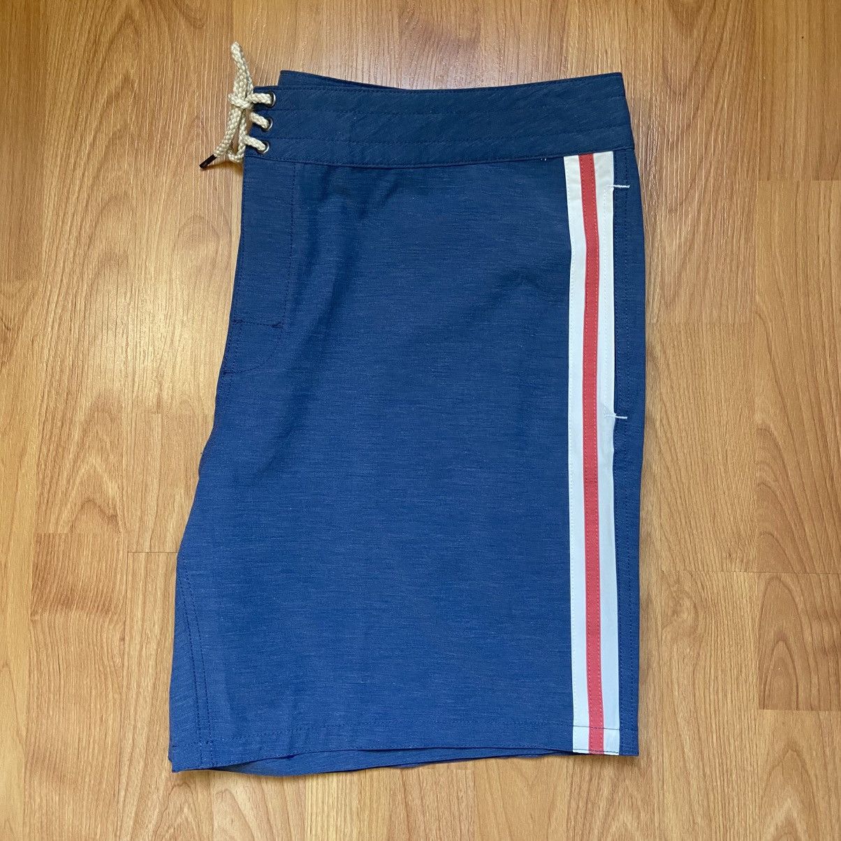 Faherty NWT Faherty Retro Surf Stripe 7” Board Shorts Trunks Mens 40 Size US 40 / EU 56 - 3 Thumbnail