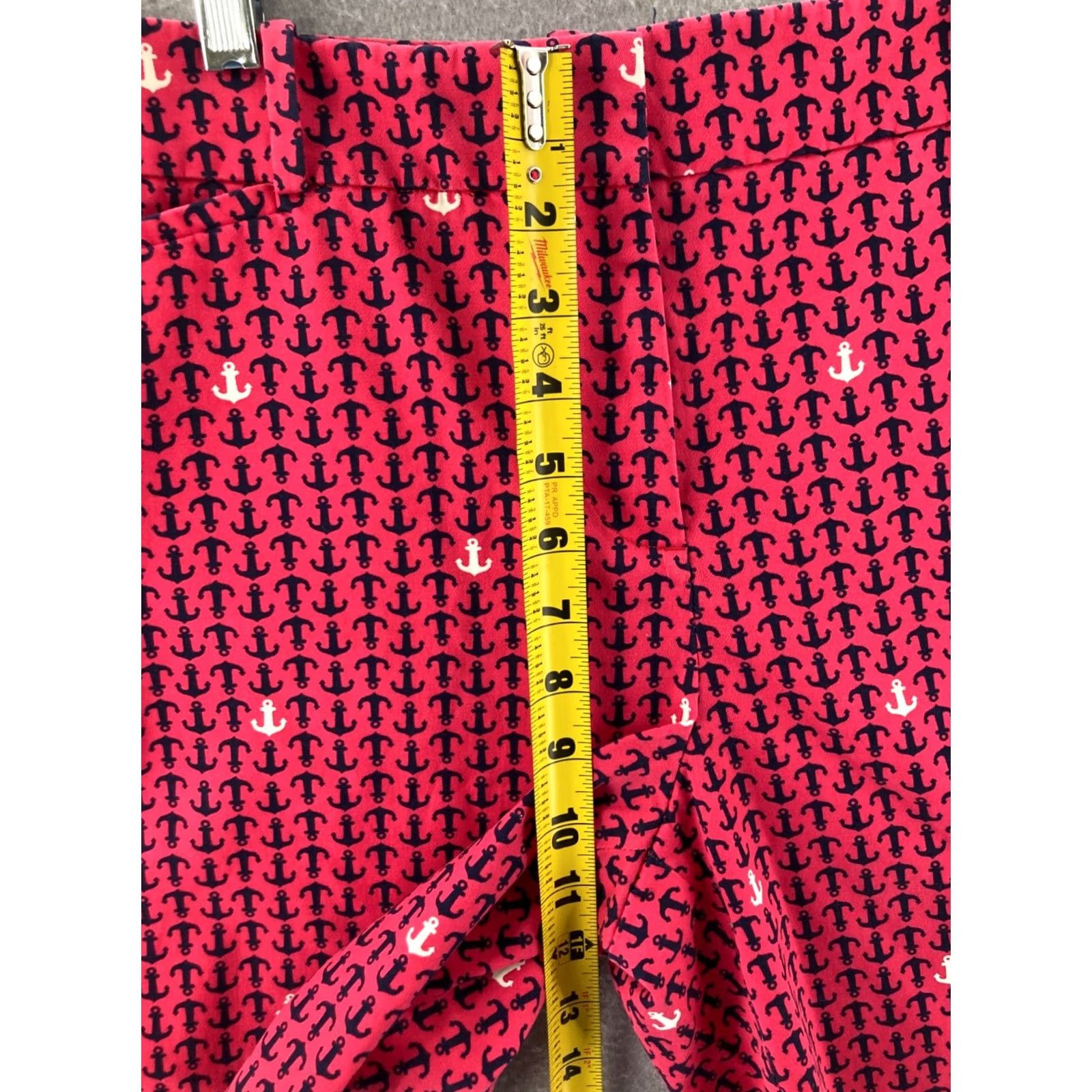 Talbots Talbots Pink Bermuda Shorts Womens 10 Beach Travel Sailboats Pattern Solid Mid Rise Comfort Size 32" / US 10 / IT 46 - 4 Thumbnail