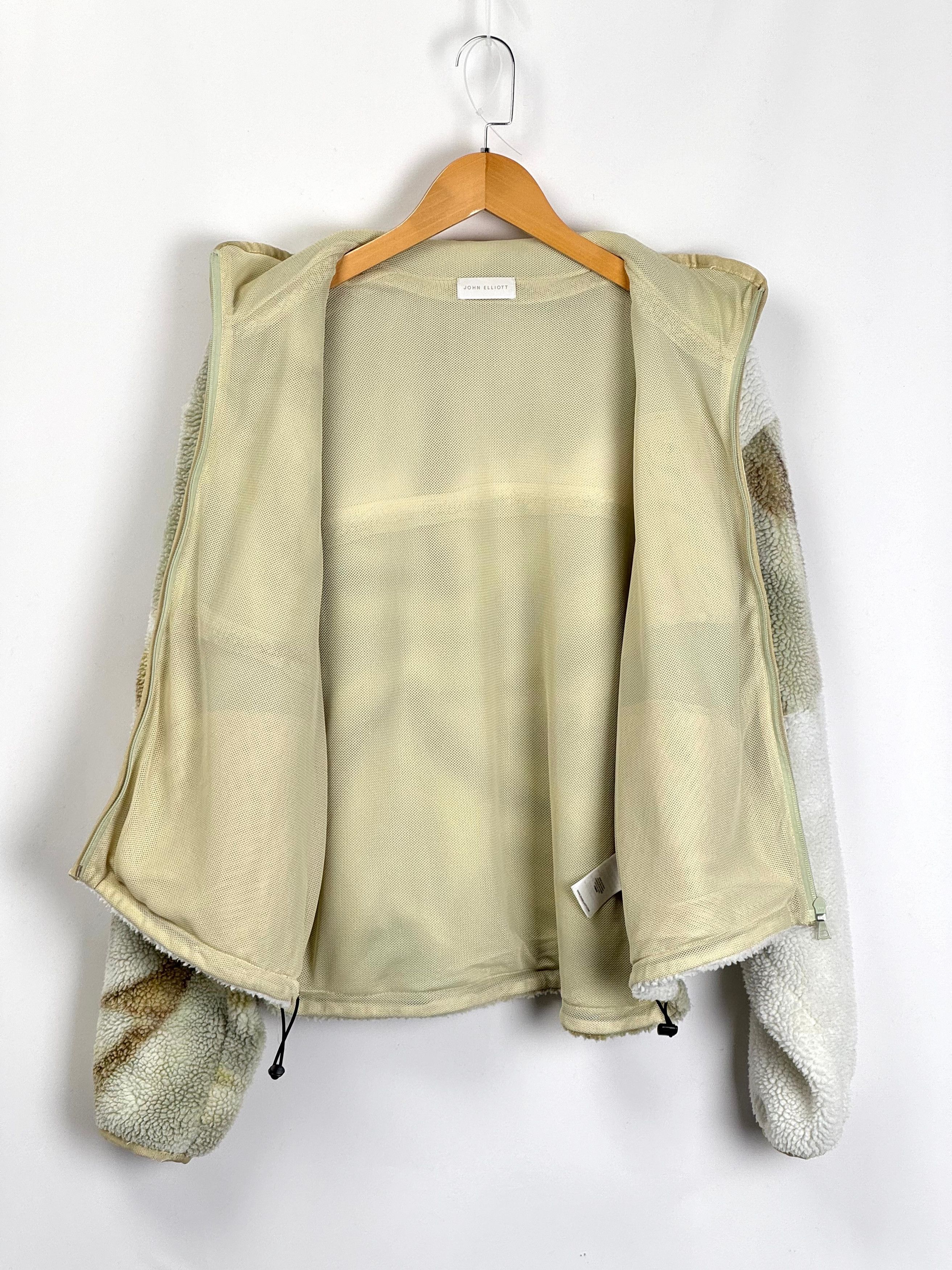 John Elliott John Elliott Tie-Dye Polar Fleece Zip-Up Jacket Size US L / EU 52-54 / 3 - 7 Thumbnail