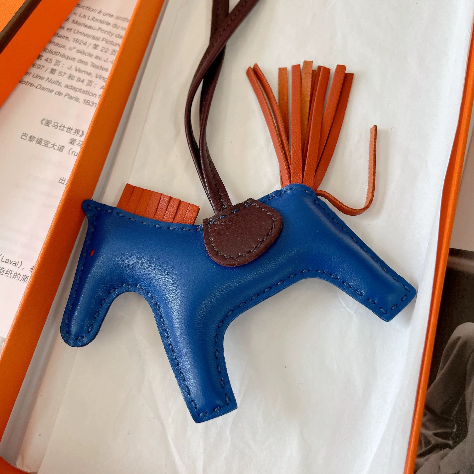 Hermes Hermès Rodéo Blue Pony Charm 3496 Size ONE SIZE - 3 Thumbnail