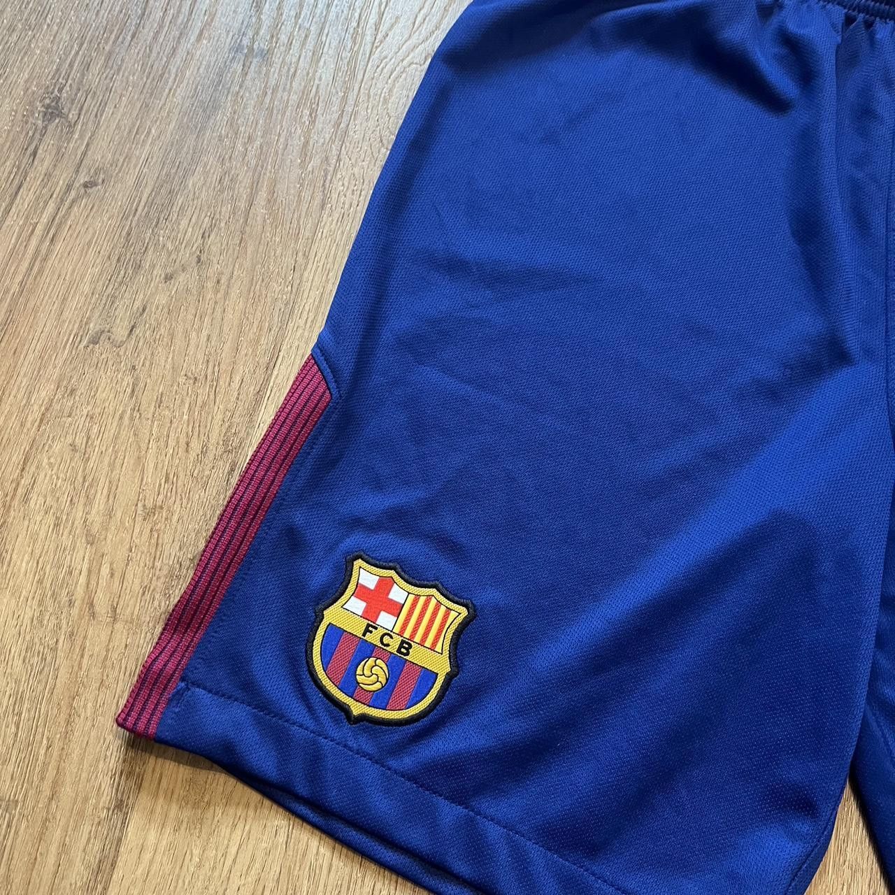 Nike Nike Barcelona blue and red football shorts Size US S / EU 44-46 / 1 - 3 Thumbnail