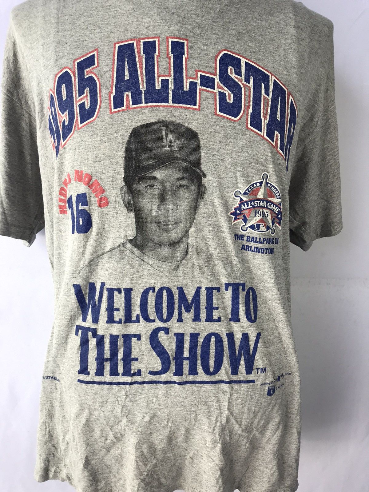 Vintage Vintage all star 1995 baseball lee hideo nomo 3376 Size US XL / EU 56 / 4 - 1 Thumbnail