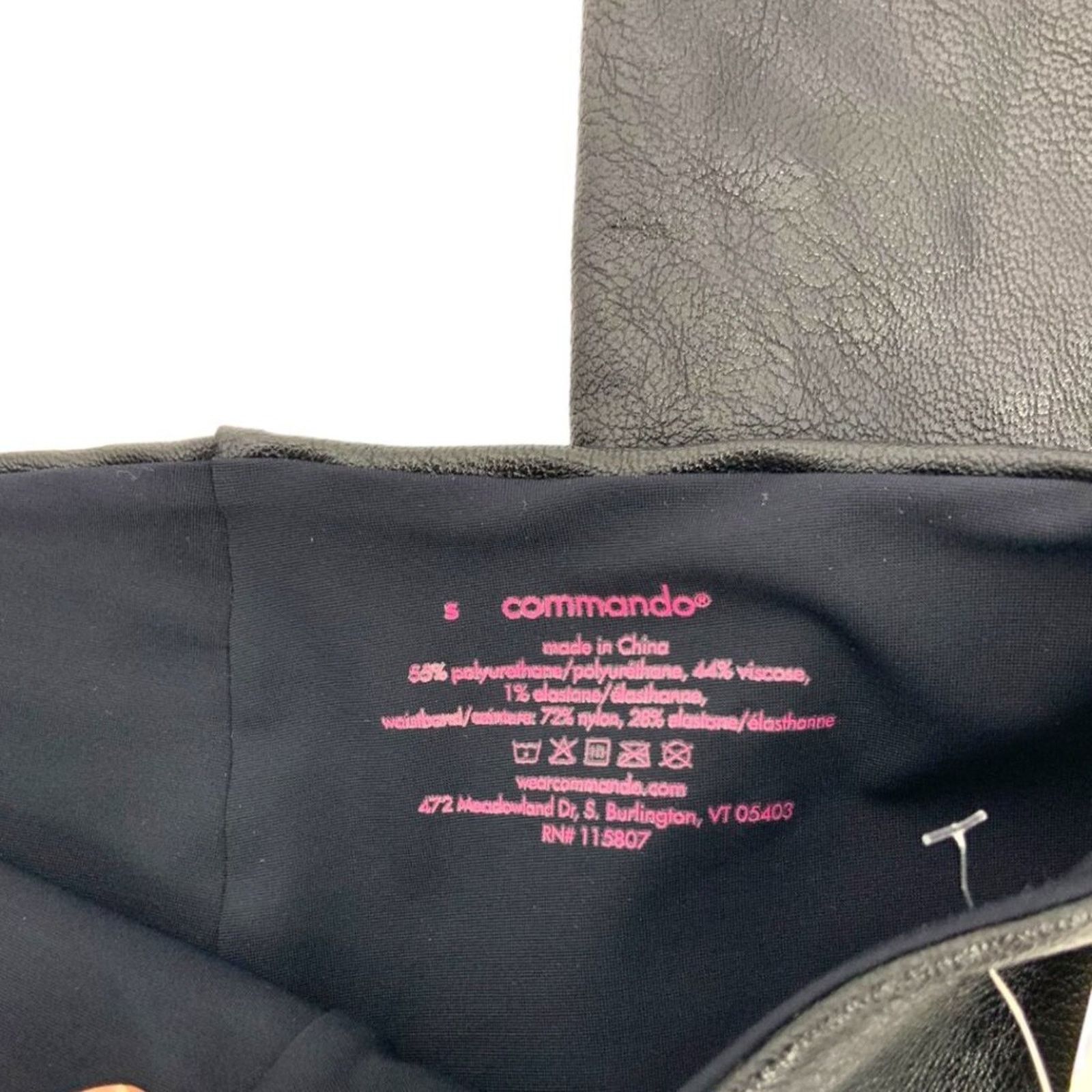 Commando Commando Perfect Control Faux Leather Legging Small $118 Size 27" / US 4 / IT 40 - 4 Thumbnail