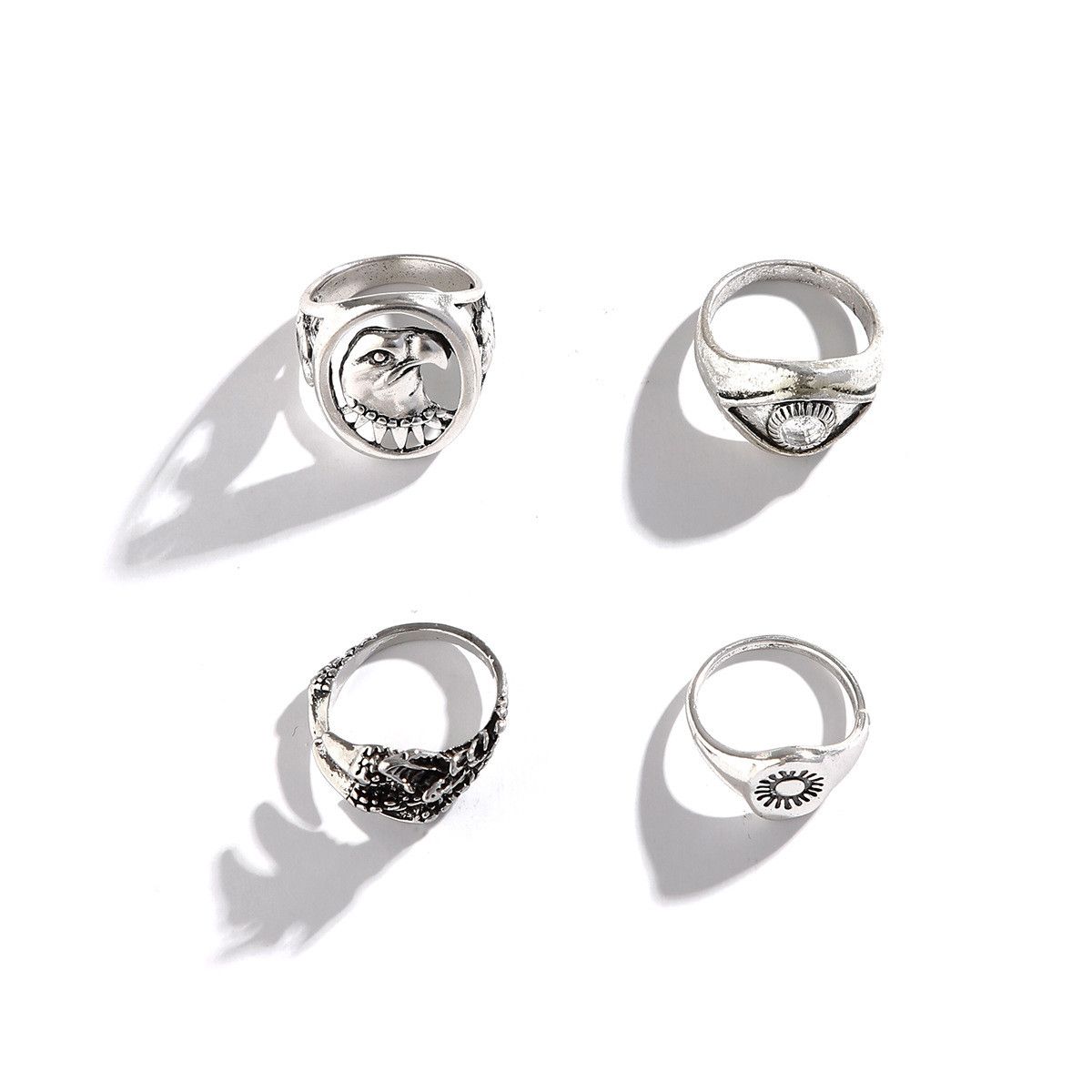 Jewelry New Trend Jewelry Rings Open Size Chrome Ring (Size 7-13) Size ONE SIZE - 5 Thumbnail