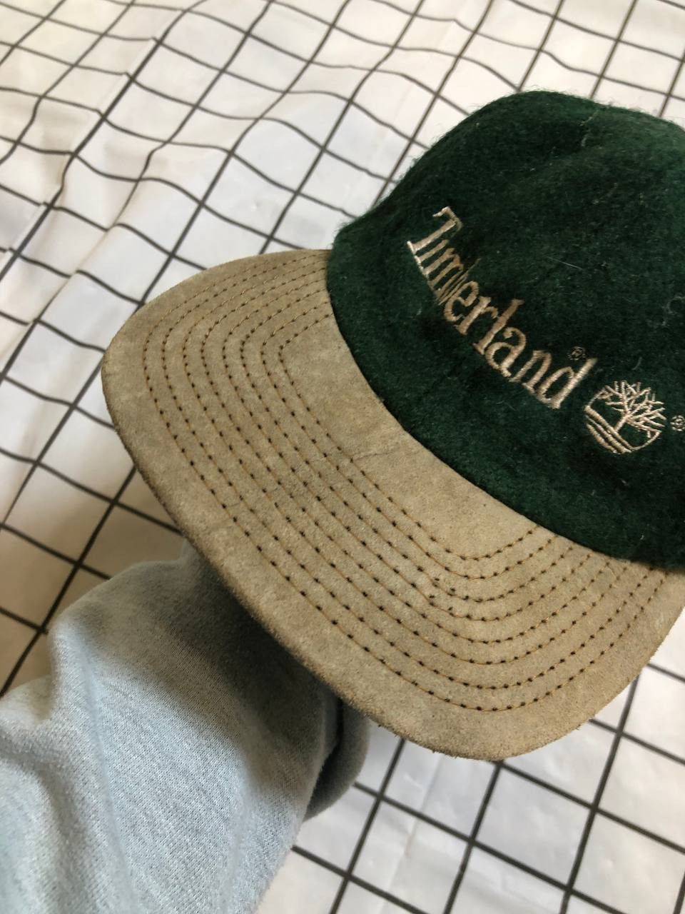 Timberland Timberland Wool Hat Embroidered Logo Leather Brim cap Size ONE SIZE - 2 Thumbnail
