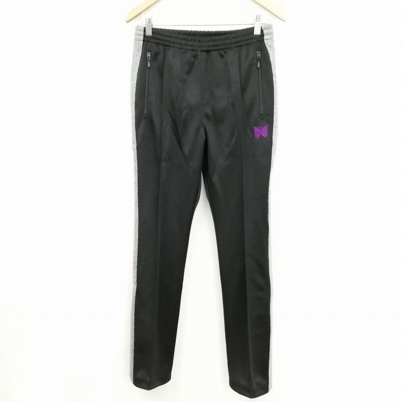 Needles Sweat Pants Logo Zip Pocket Narrow Track Black Size US 36 / EU 52 - 3 Thumbnail