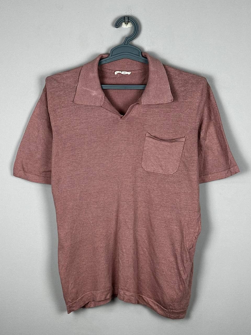L.B.M. 1911 L.B.M. 1911 Luxury Linen Peach Polo T Shirt Size US M / EU 48-50 / 2 - 2 Thumbnail