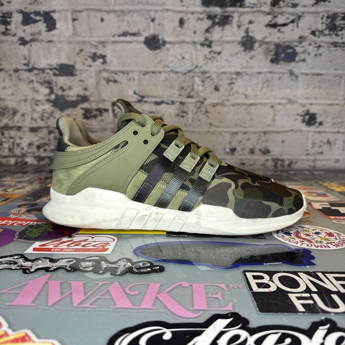Adidas Adidas EQT Support ADV /91-16 Camo 2016 Size 9.5 Used Size US 9.5 / EU 42-43 - 3 Thumbnail