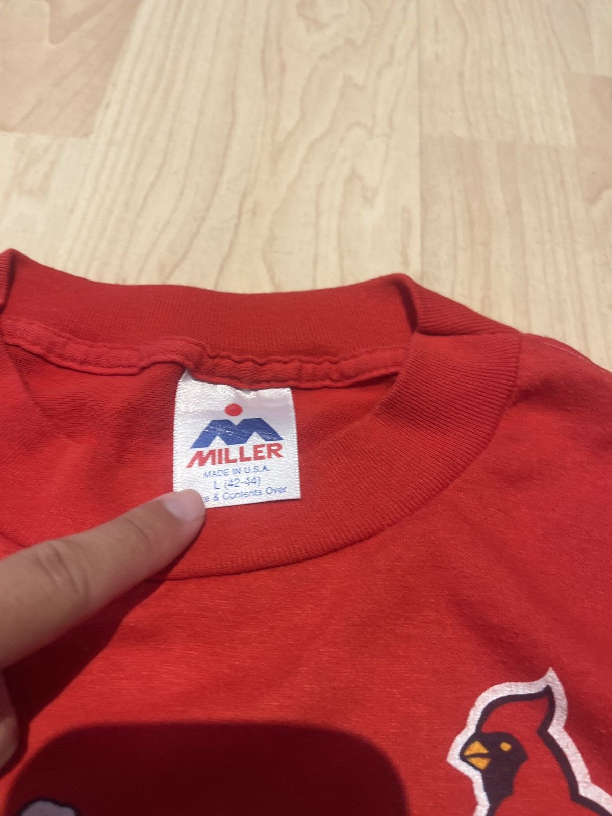 MLB × Vintage Vintage 80s 90s MLB St. Louis Cardinals Red Tshirt Size US L / EU 52-54 / 3 - 3 Thumbnail