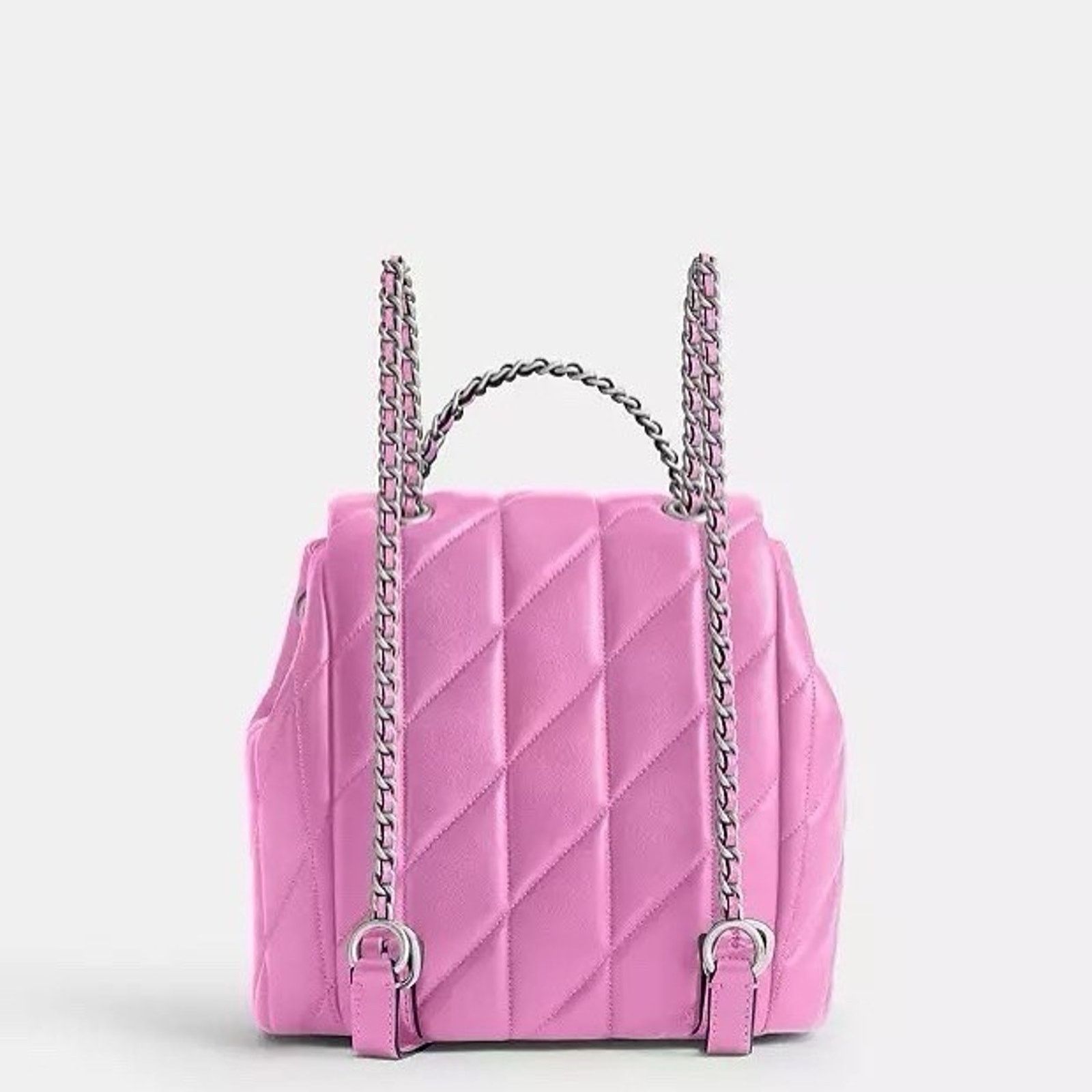 Coach NWT Coach Tabby Backpack Pillow Fuschia Leather CU076 Size ONE SIZE - 14 Thumbnail