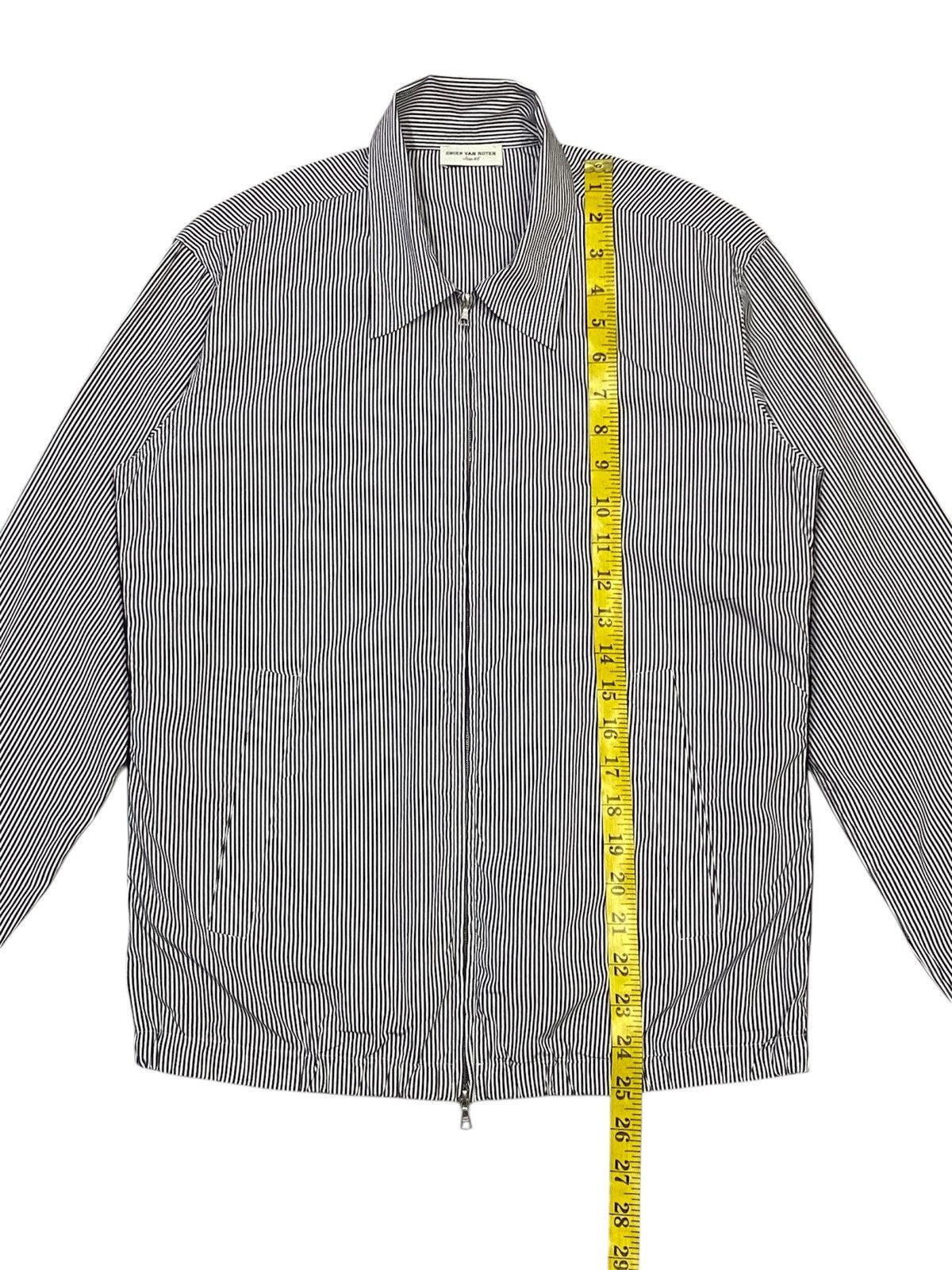 Dries Van Noten Dries Van Noten Charcoal Stripe Thin Cotton Jacket Size L / US 10 / IT 46 - 15 Thumbnail