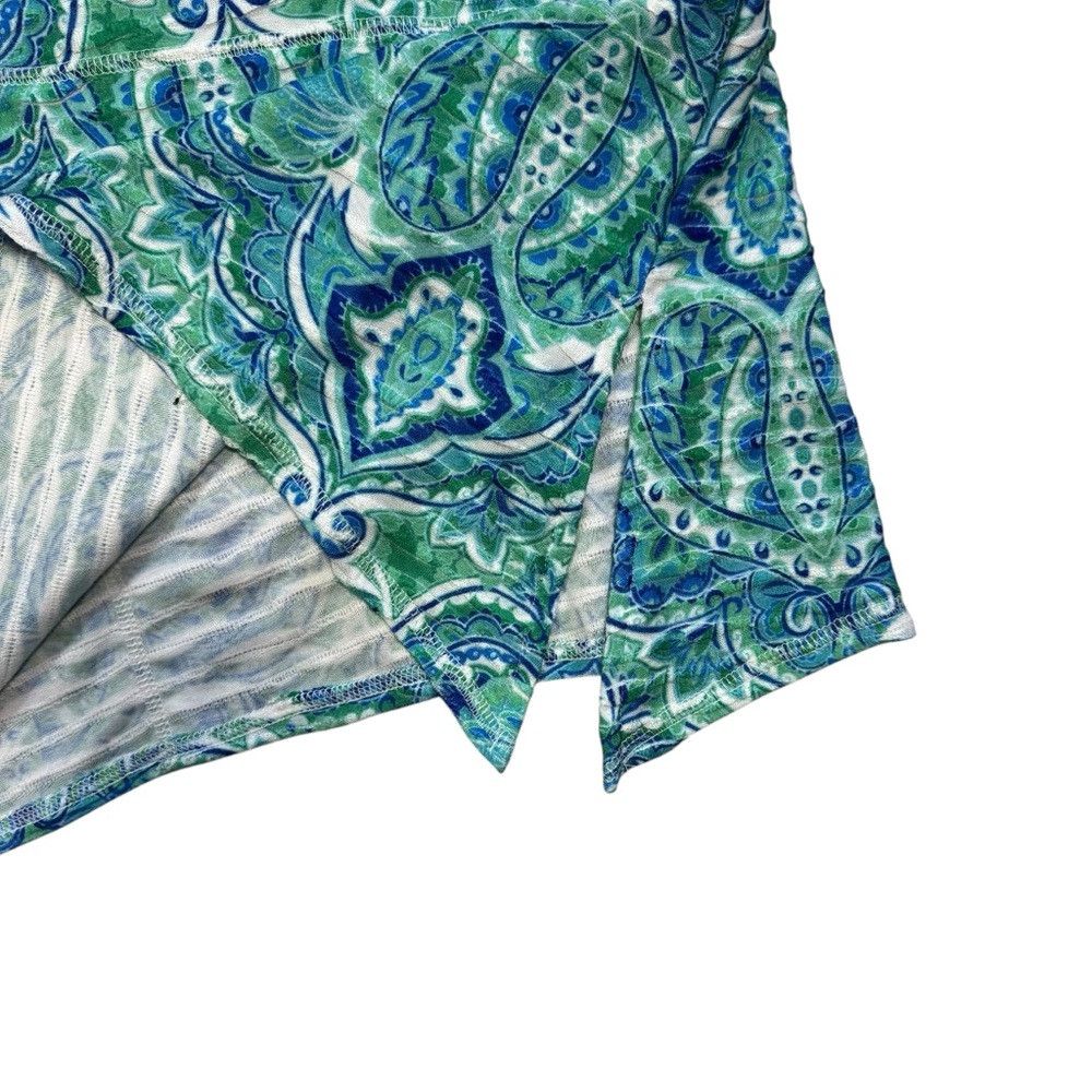 Chicos New Chico's Zenergy Paisley Seam-Detail Tunic Size 2 US L Size L / US 10 / IT 46 - 9 Thumbnail
