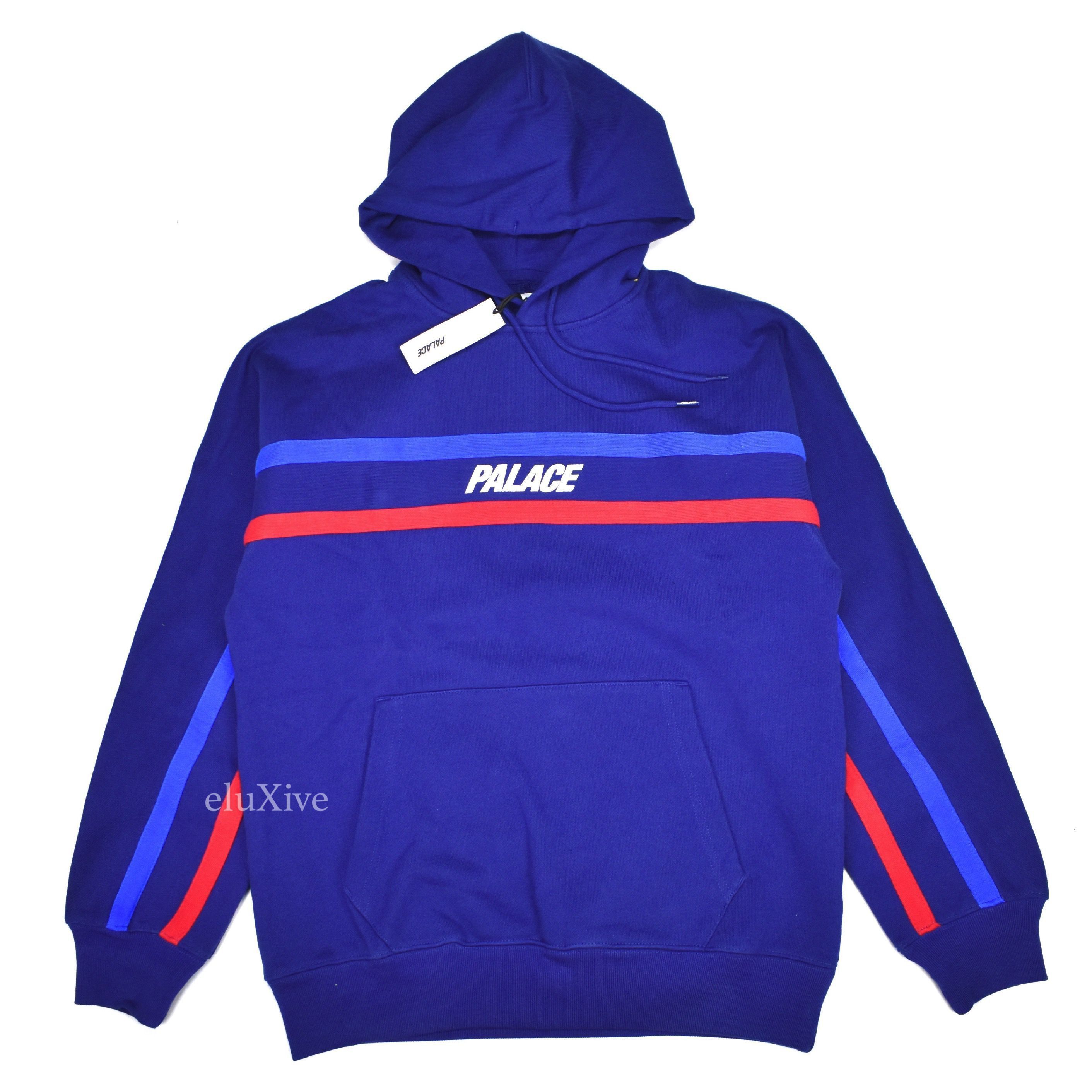 Palace PALACE FW18 Navy S-Line Logo Hoodie DS Size US M / EU 48-50 / 2 - 1 Preview