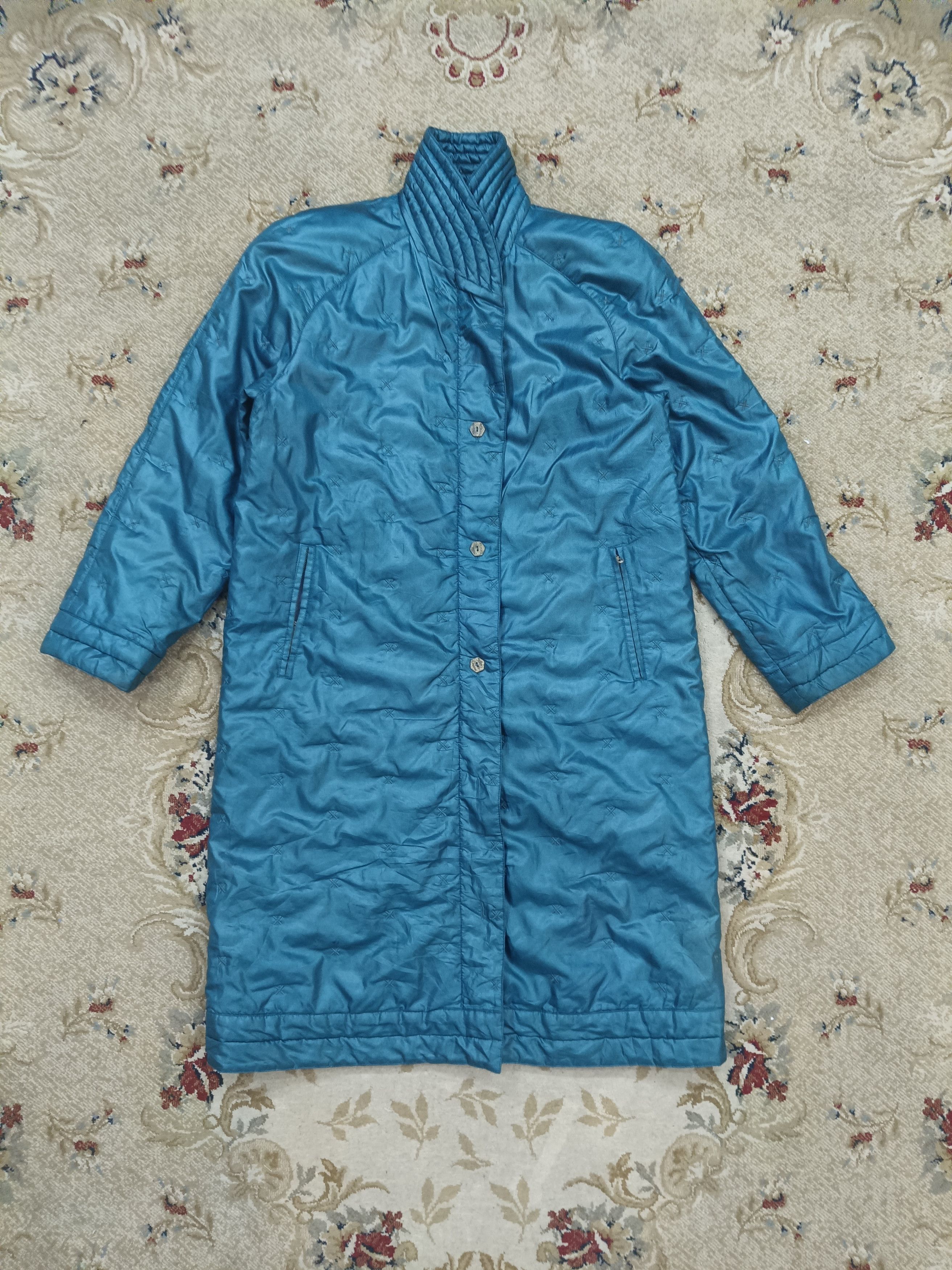 Vintage Citroen Down Puffer Trench Coat