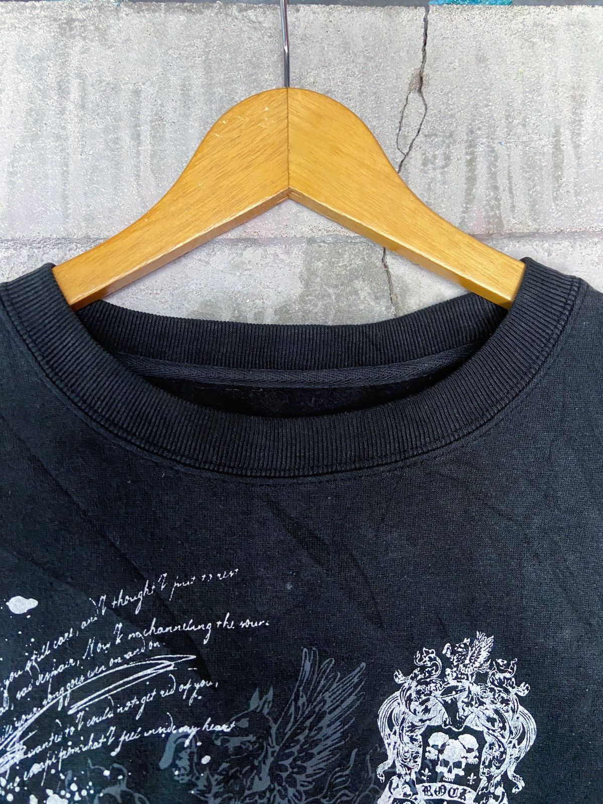Beauty Beast × Hysteric Glamour × Japanese Brand ROCK SKULL POEM SWEATSHIRT JAPAN Size US XL / EU 56 / 4 - 7 Thumbnail